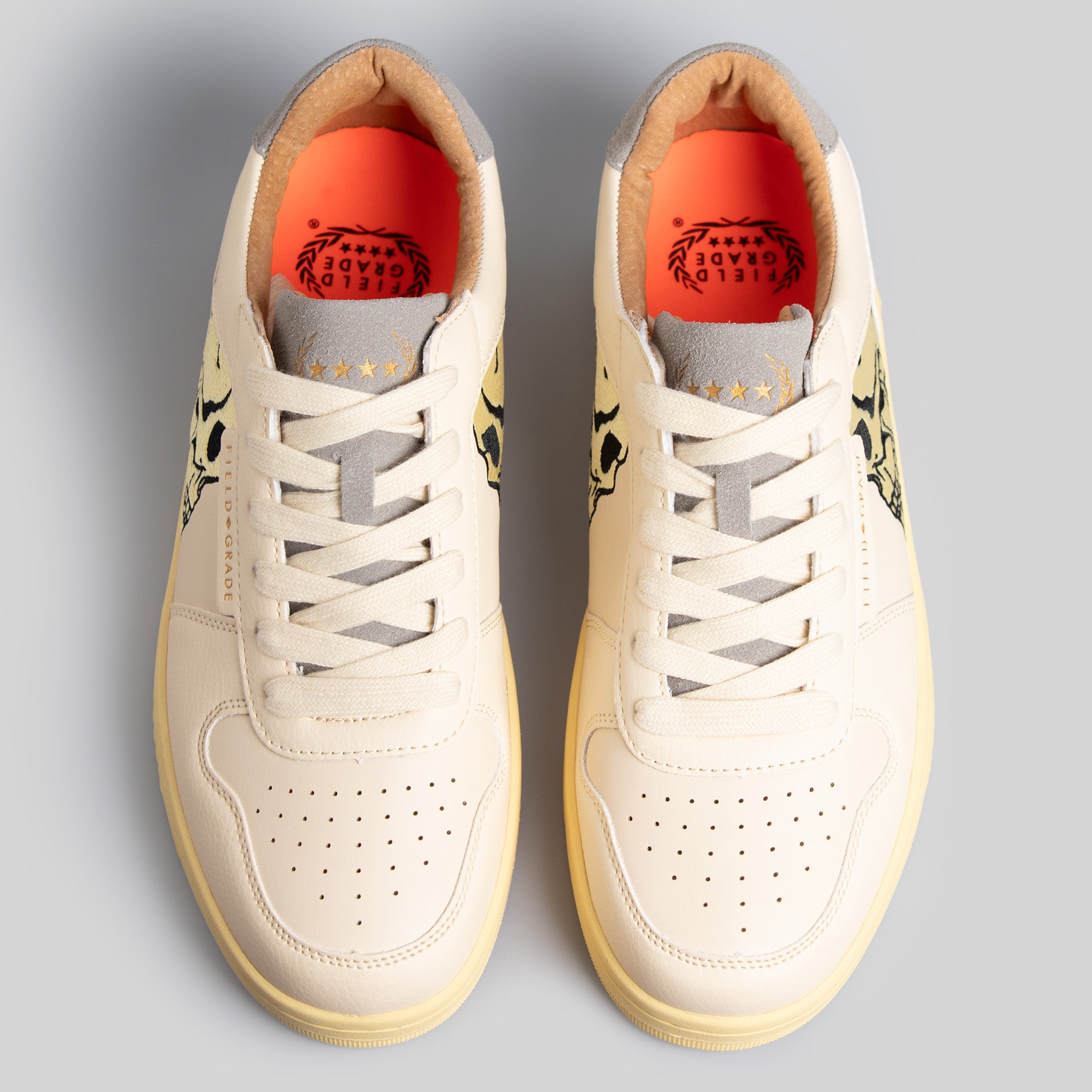 FG-1 LOW "TRUST NO ONE" - BONE/GREY