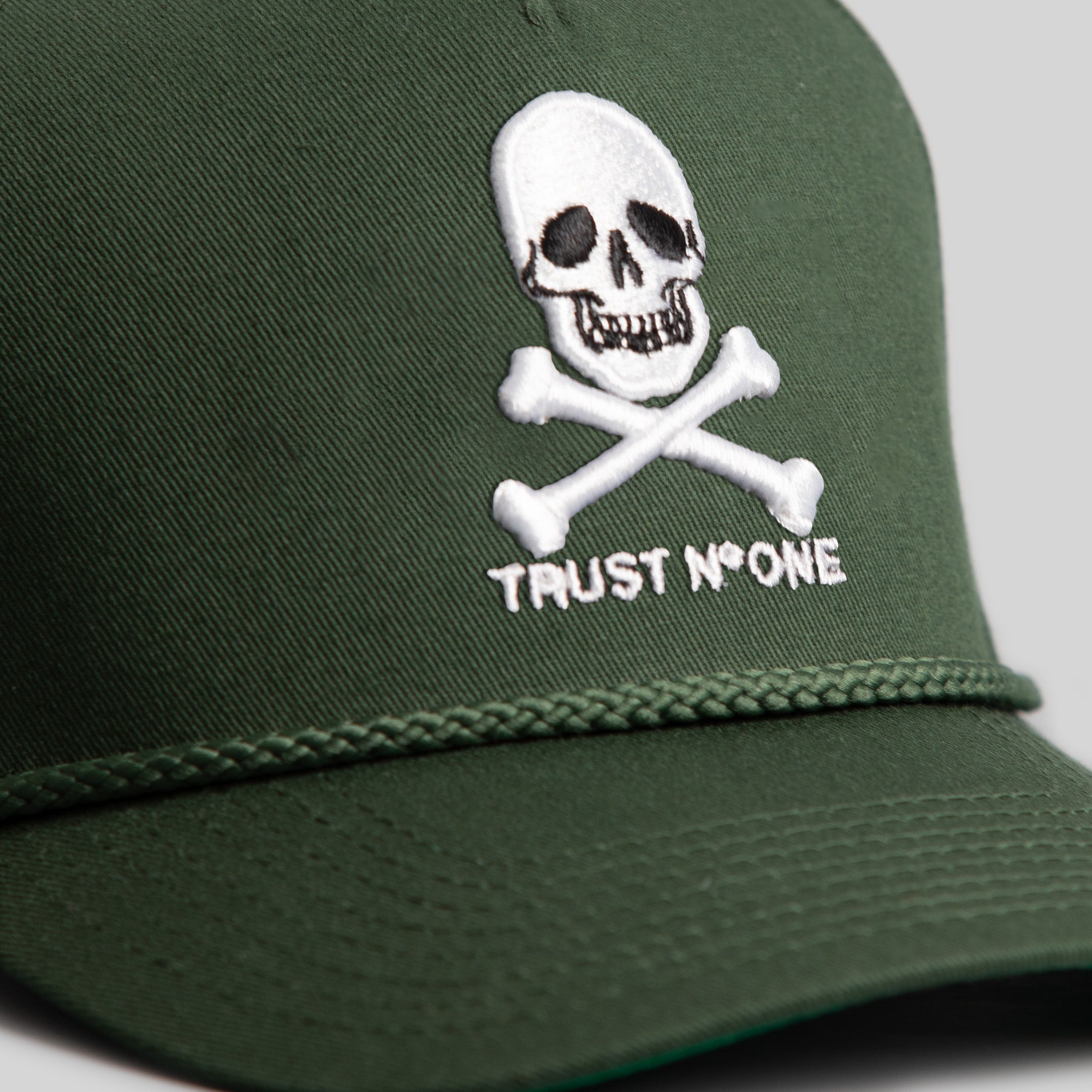 TRUST NO ONE FG GREEN TRUCKER HAT