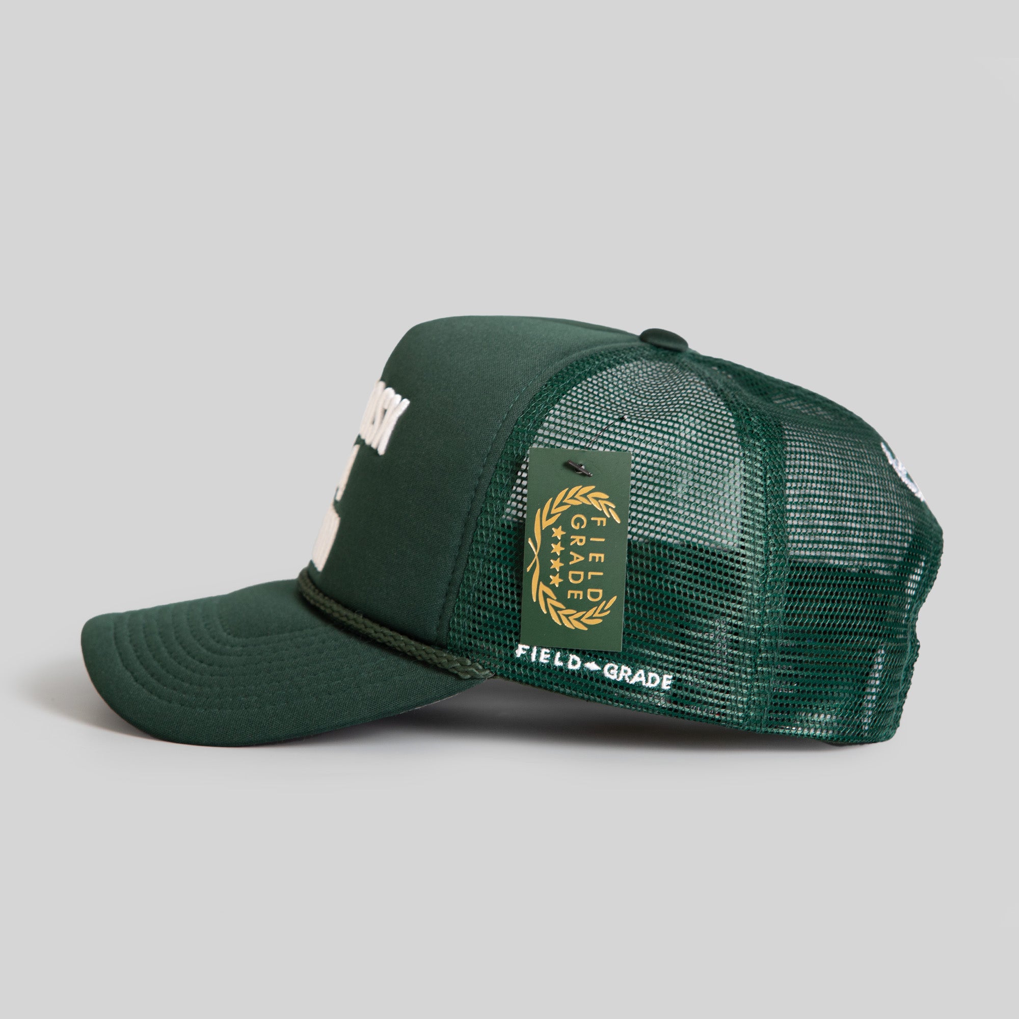 DON'T ASK ME FG GREEN TRUCKER HAT