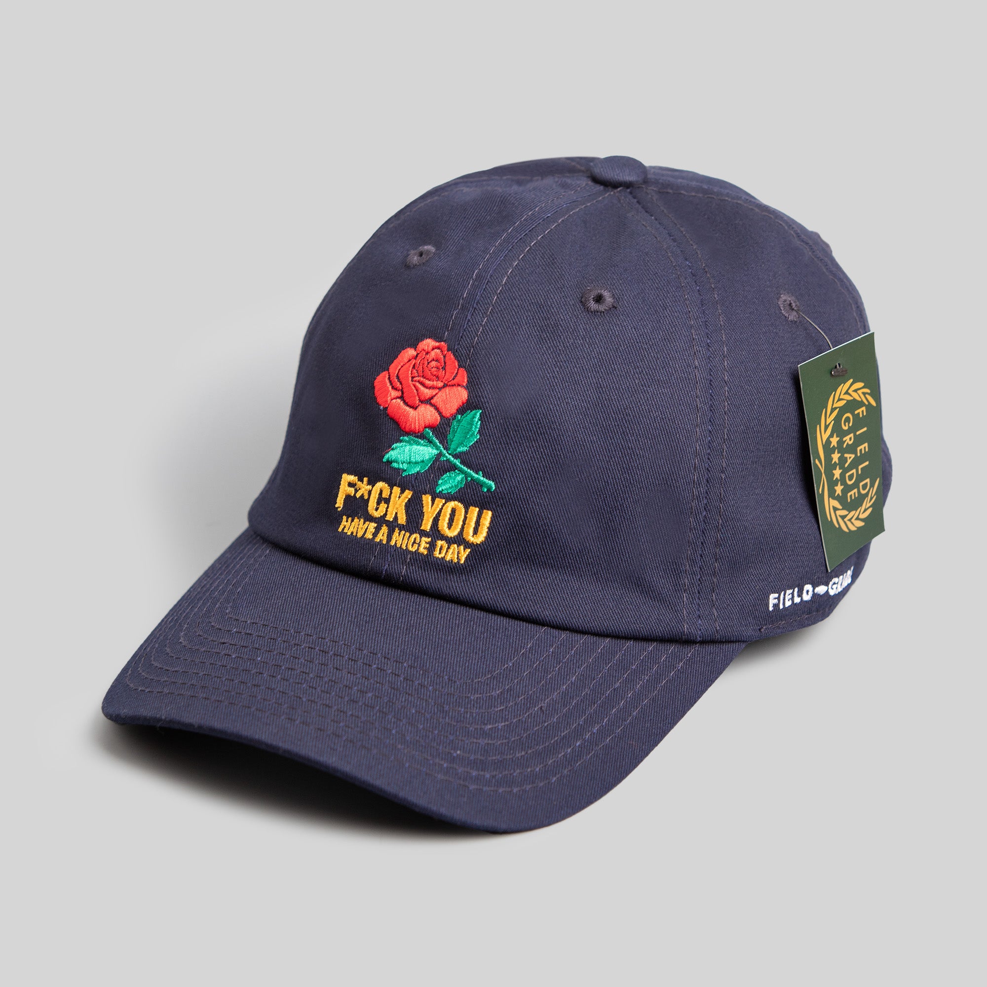 HAVE A NICE DAY DEEP NAVY RELAXED FIT HAT