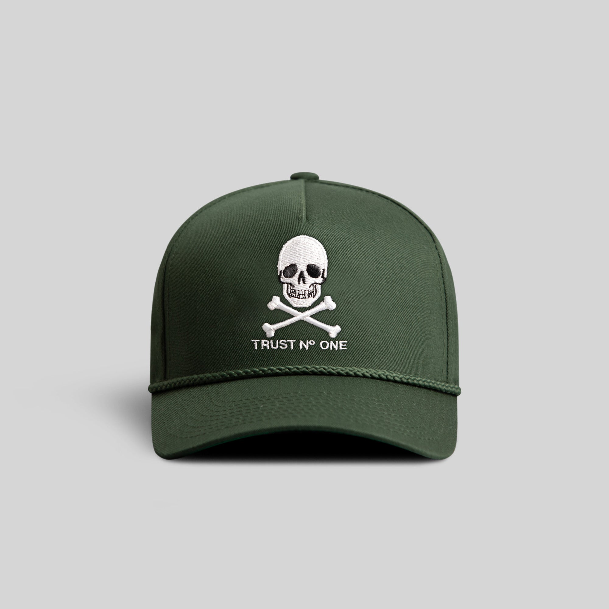 TRUST NO ONE FG GREEN TRUCKER HAT