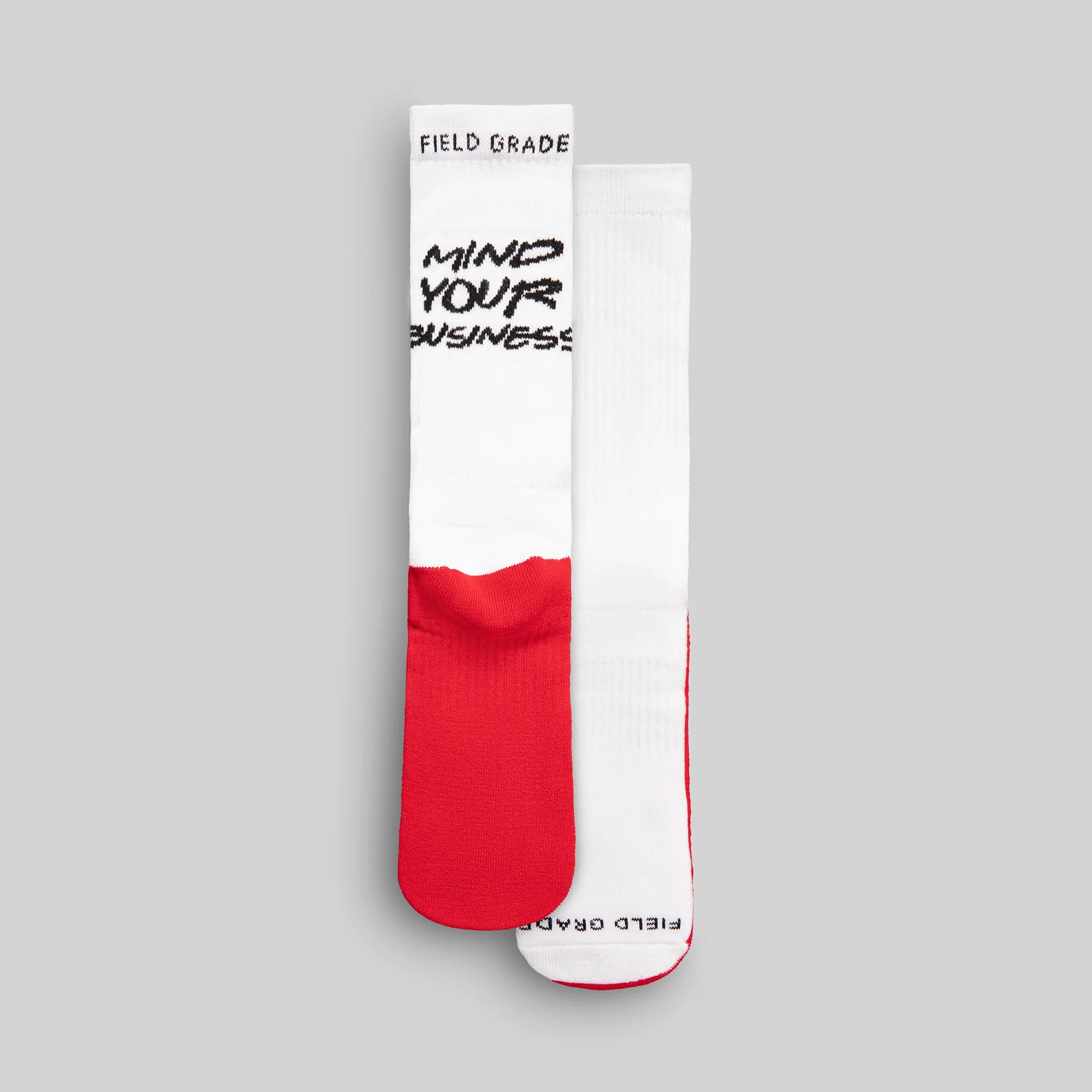 MIND YOUR BUSINESS BRED CUSHIONED CREW SOCK 3 PACK