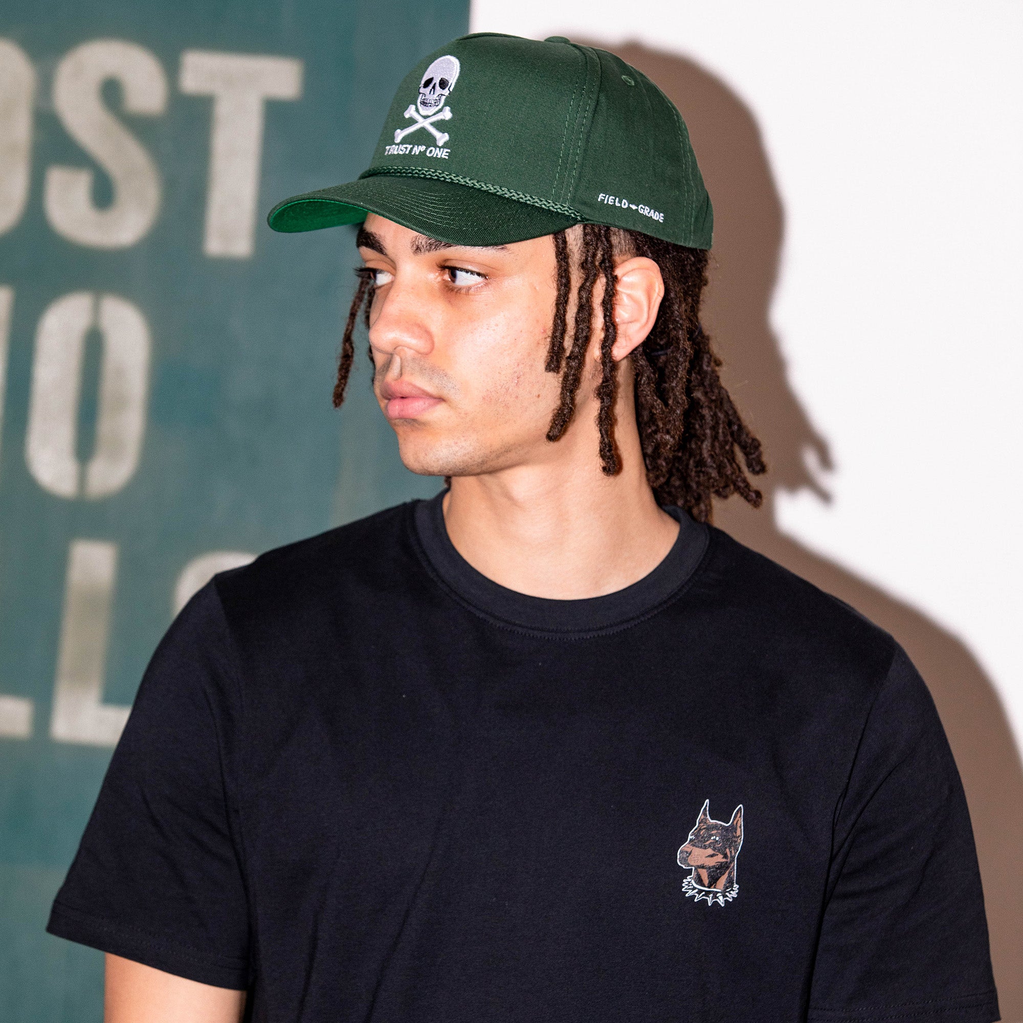 TRUST NO ONE FG GREEN TRUCKER HAT