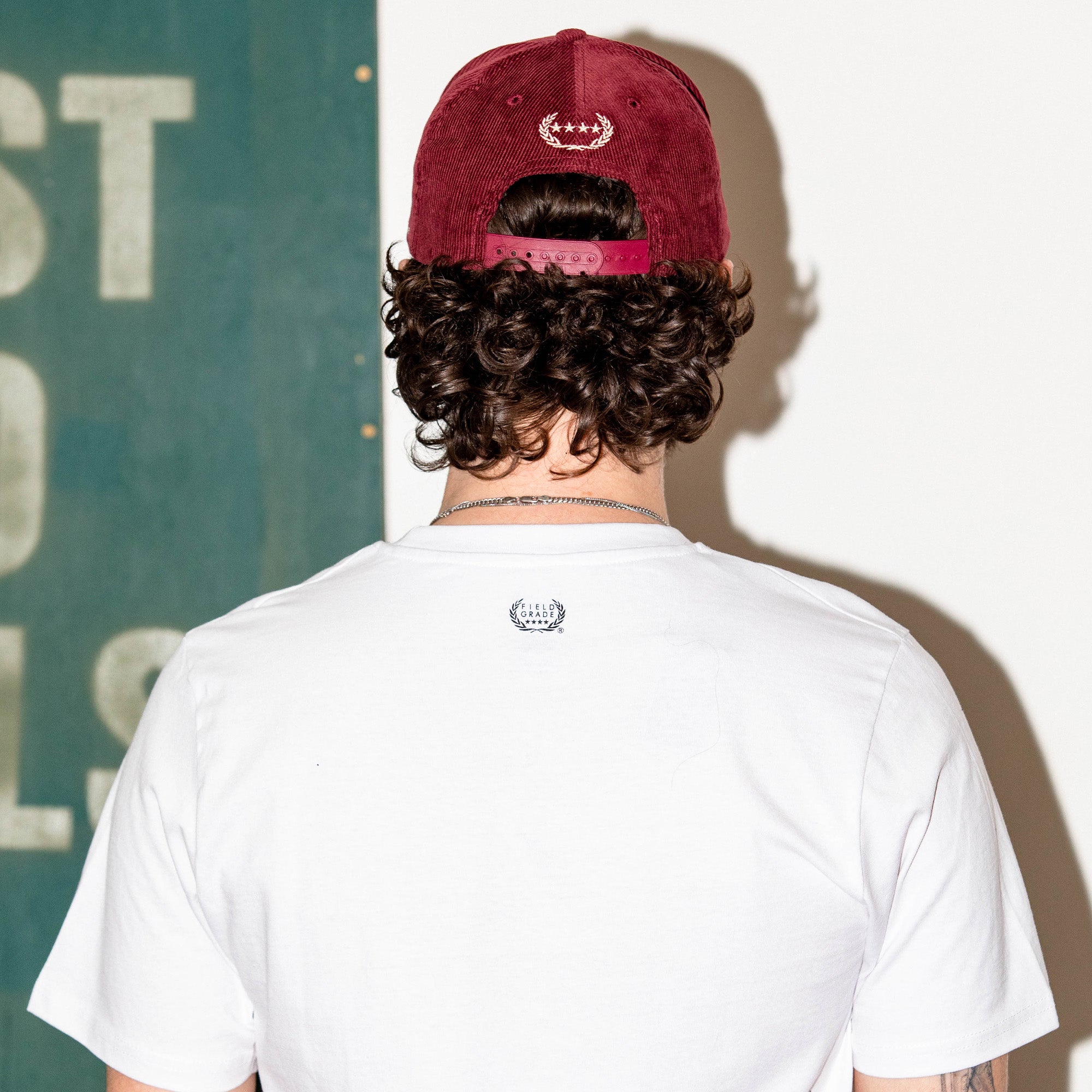 NO F*CKS GIVEN BORDEAUX CORDUROY TRUCKER HAT