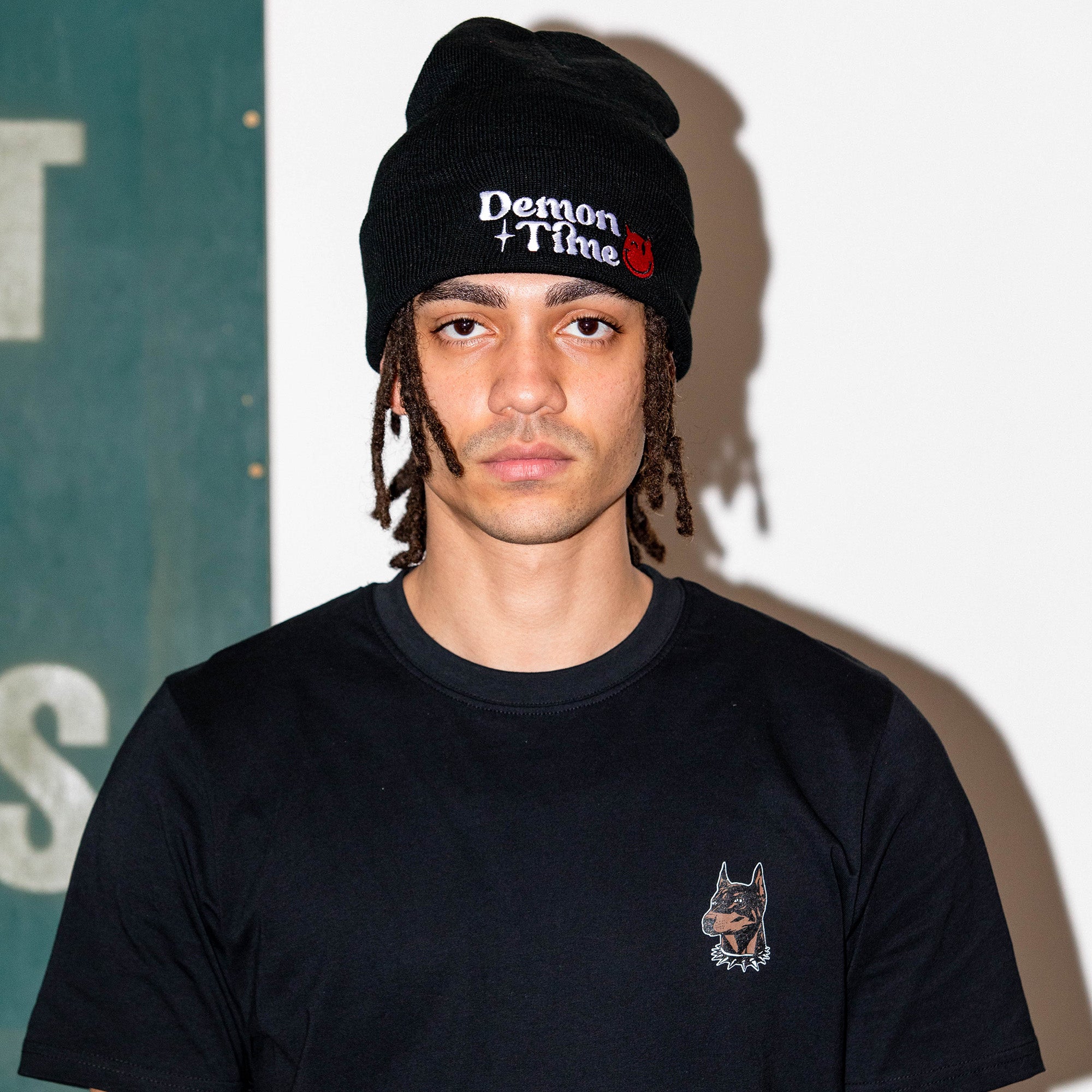 DEMON TIME BLACK CUFF BEANIE