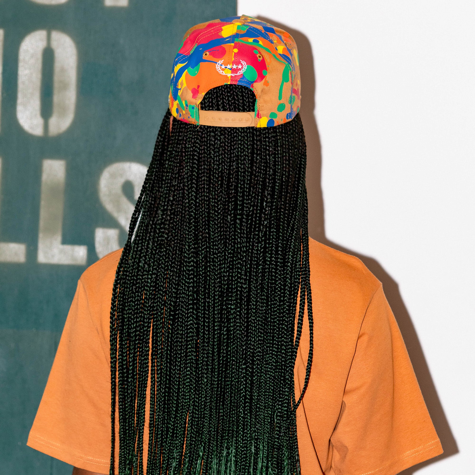 NO F*CKS GIVEN PRIMARY SPLATTER TRUCKER HAT