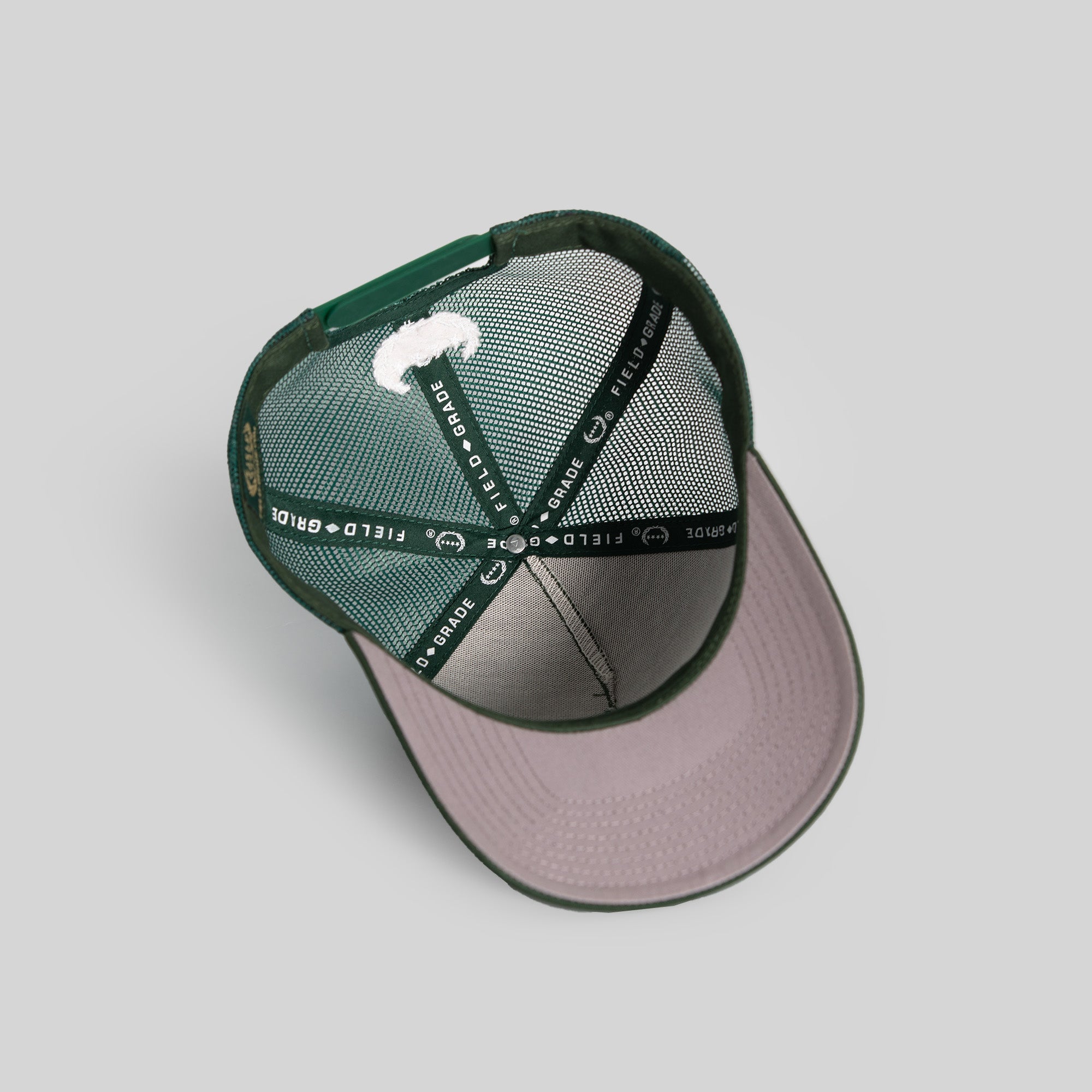 BAD INTENTIONS FG GREEN TWILL MESH TRUCKER