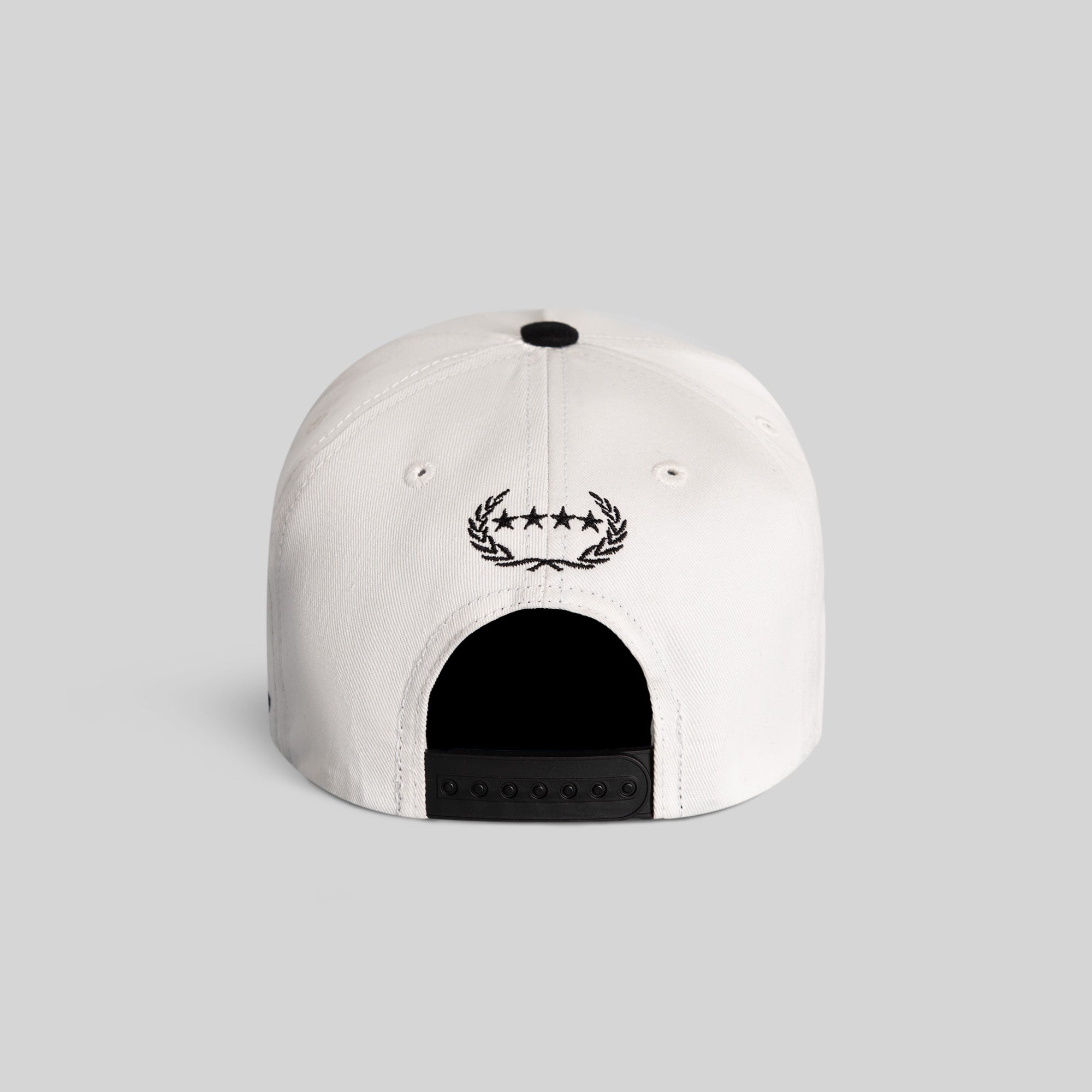 BAD INTENTIONS OFF WHITE BLACK TWILL TRUCKER