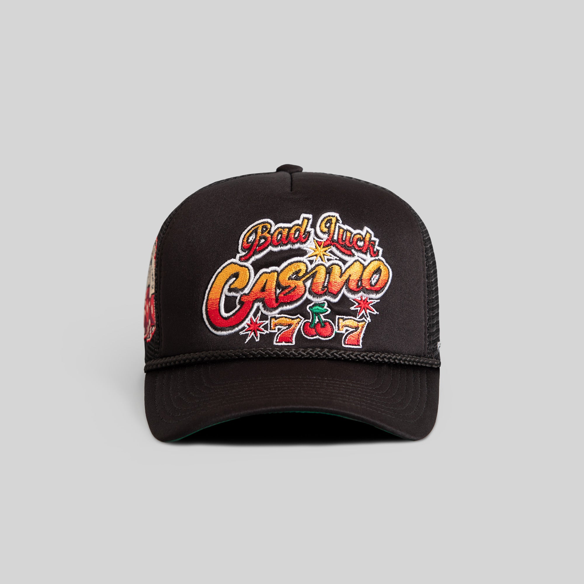 BAD LUCK CASINO BLACK FOAM MESH TRUCKER