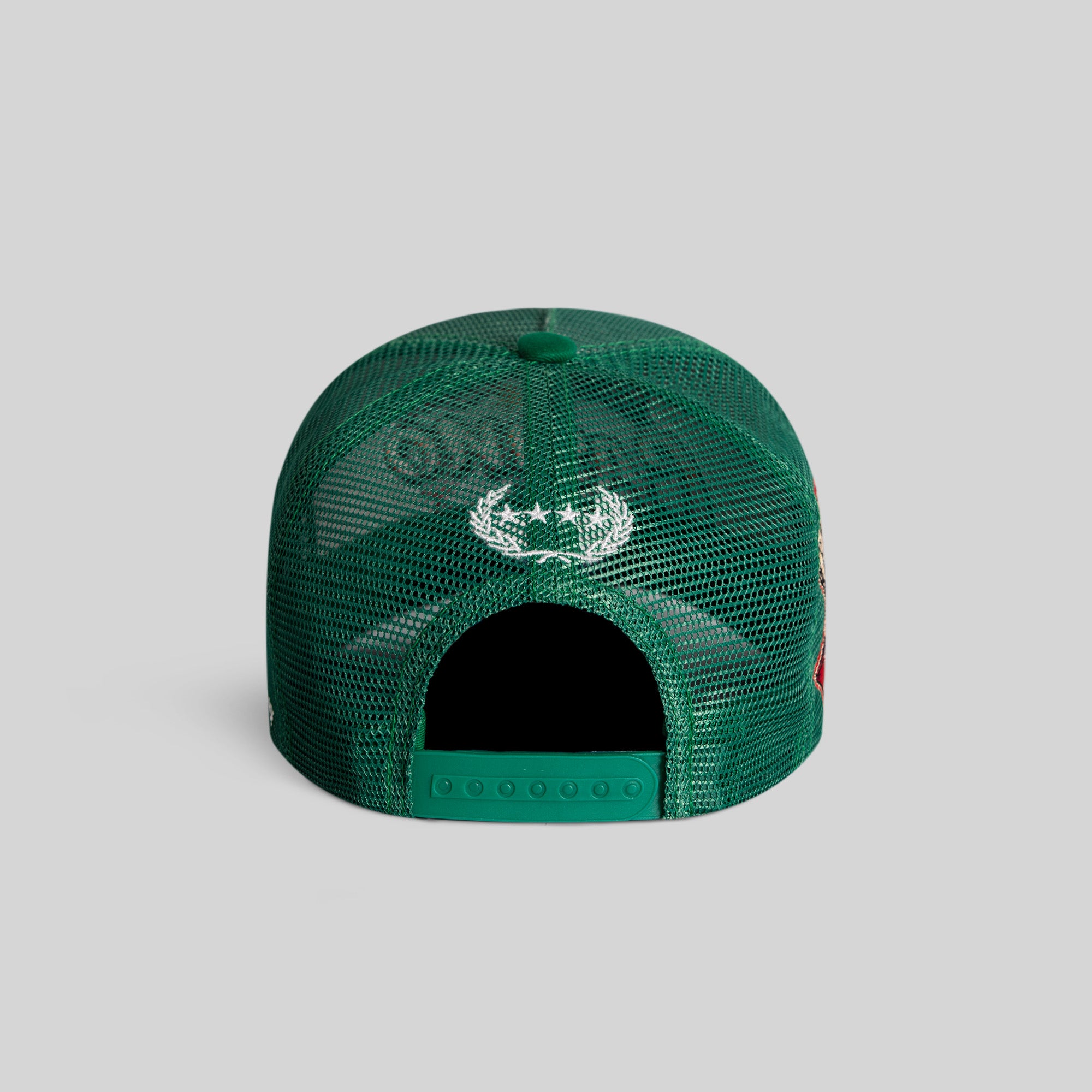 BAD LUCK CASINO GREEN MESH CROWN TRUCKER