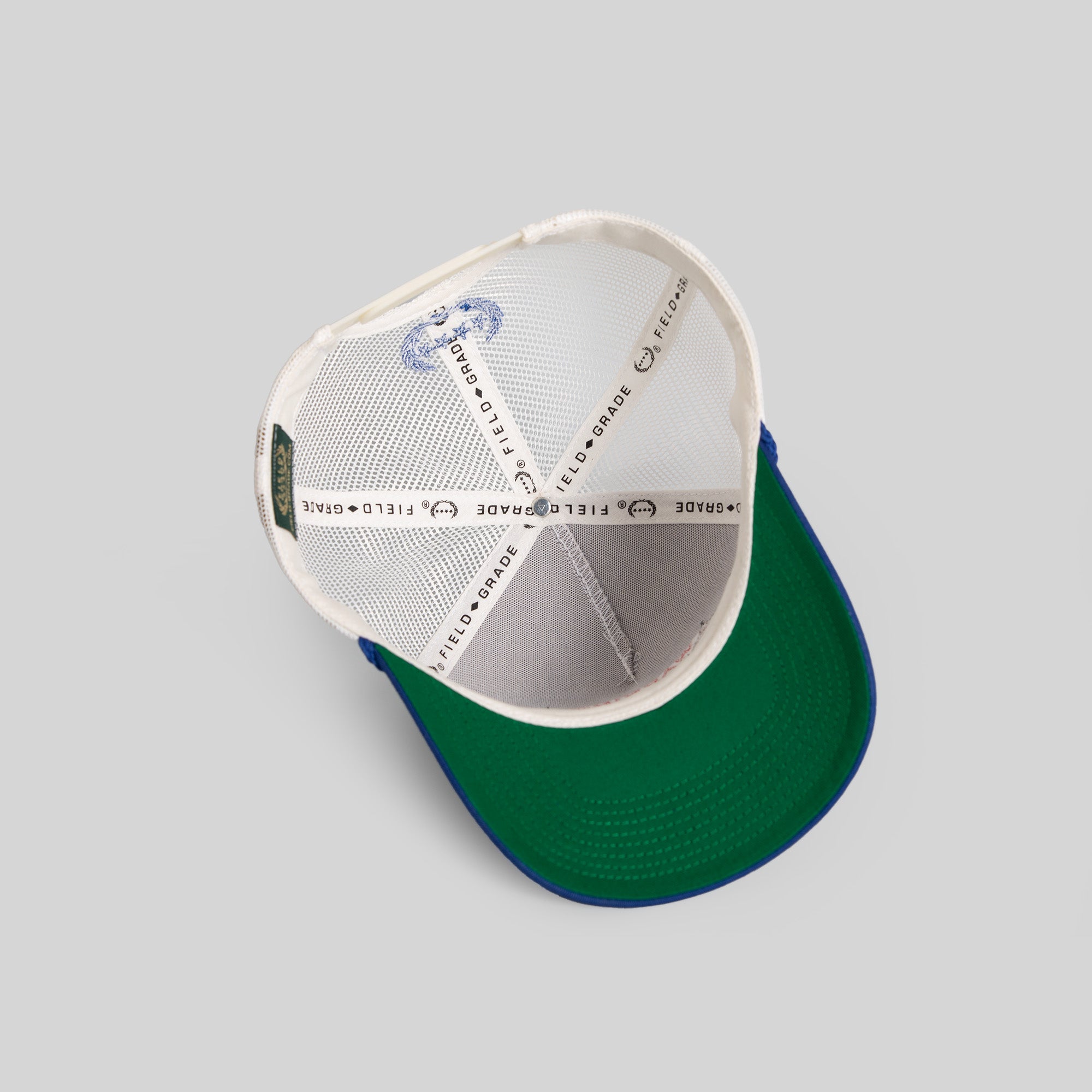 BEWARE OF DOG OFF WHITE GAME ROYAL TWILL TRUCKER