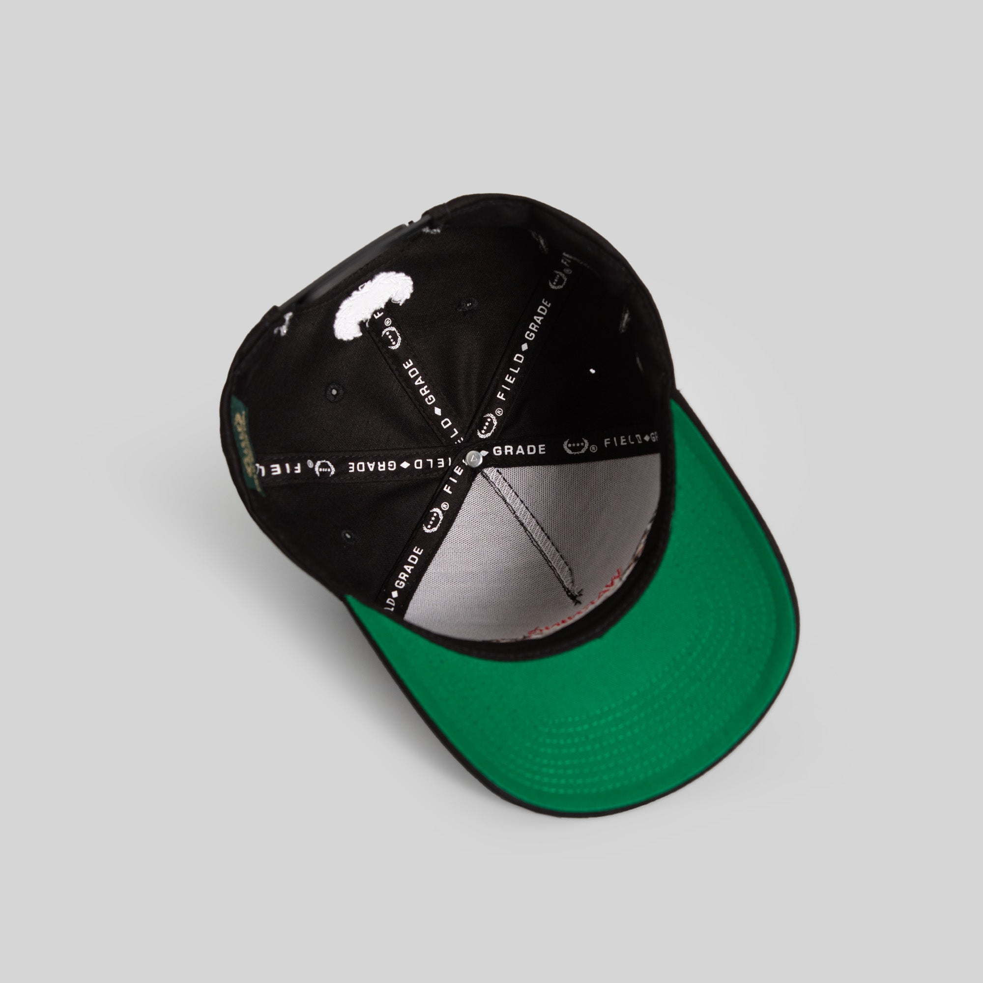 BEWARE OF ROTTY BARBED WIRE BLACK TWILL TRUCKER