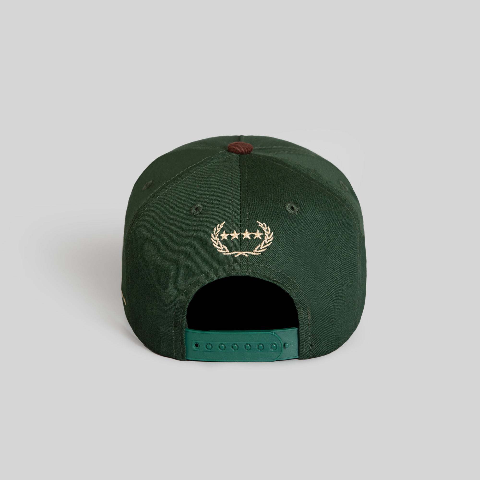 BEWARE OF ROTTY FG GREEN MOCHA TWILL CORDUROY TRUCKER