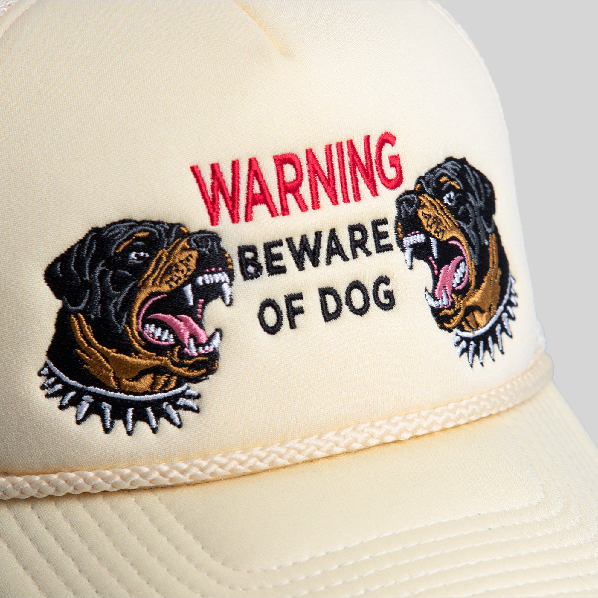 BEWARE OF ROTTY SAND TRUCKER HAT