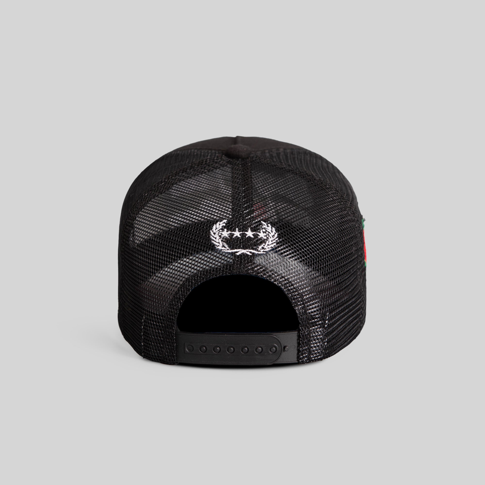 BUY HER FLOWERS BLACK TWILL MESH TRUCKER