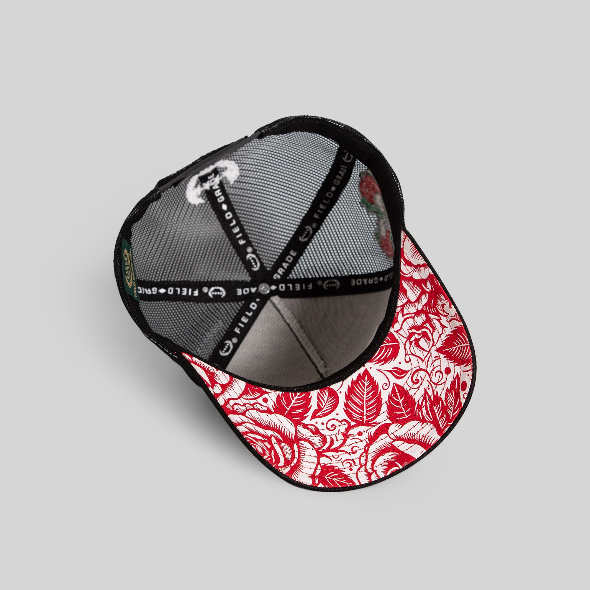 BUY HER FLOWERS BLACK TWILL MESH TRUCKER