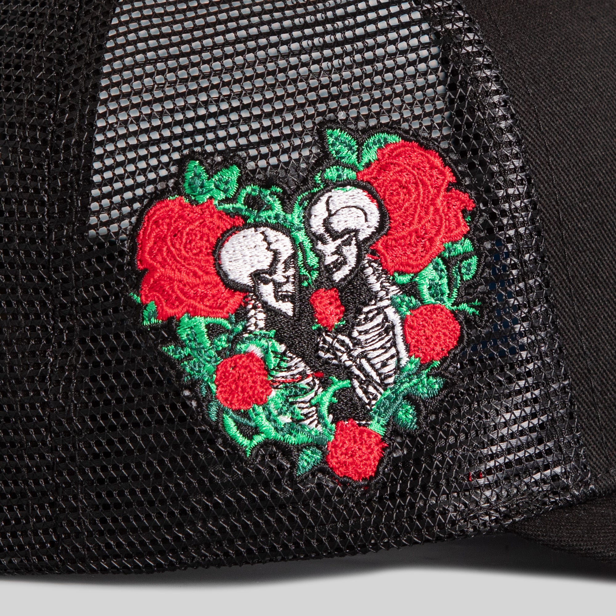 BUY HER FLOWERS BLACK TWILL MESH TRUCKER