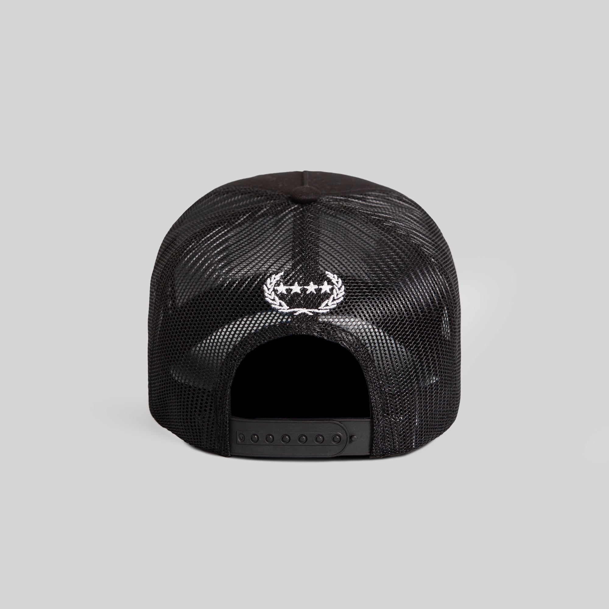 BY ANY MEANS BLACK TWILL MESH TRUCKER