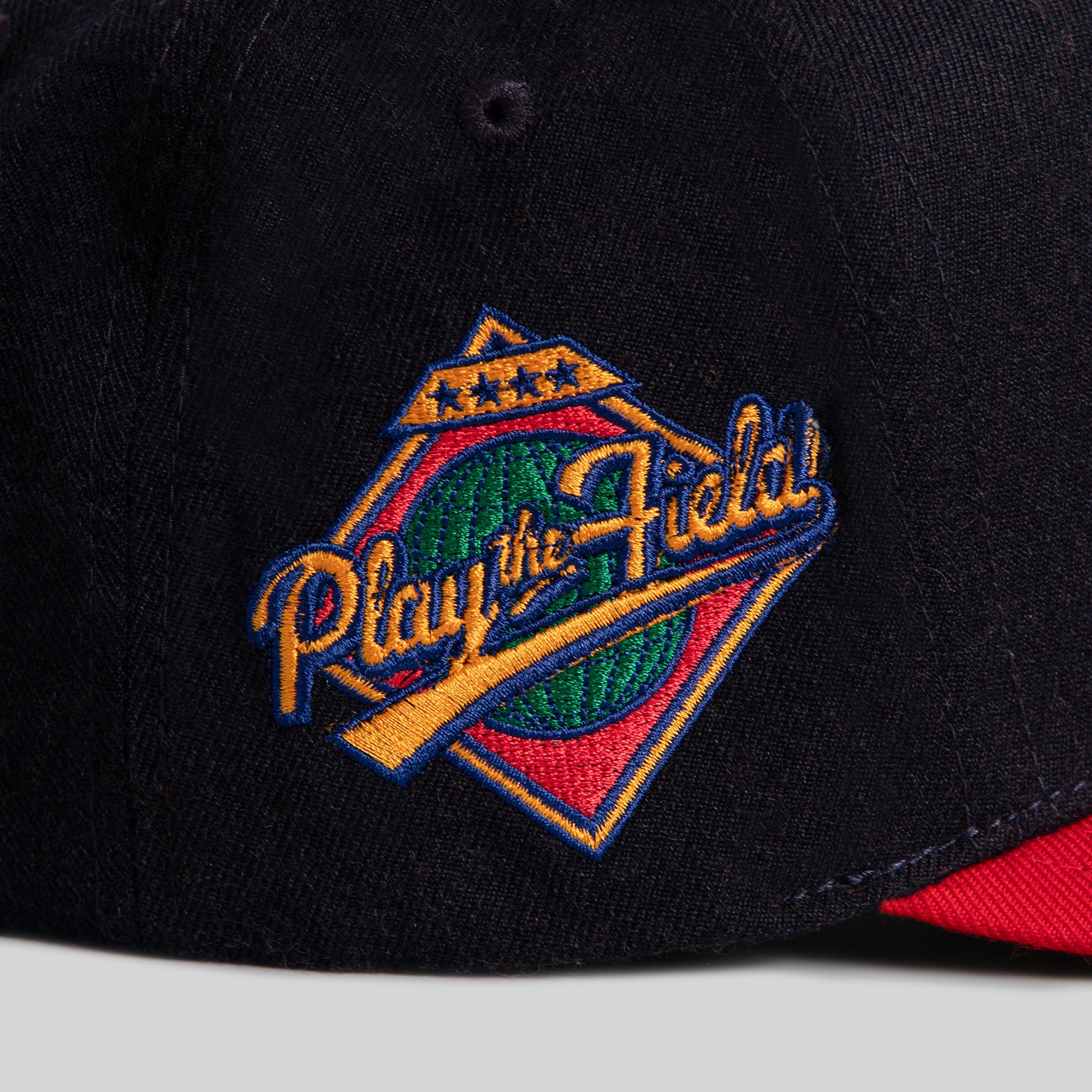 BY ANY MEANS DEEP NAVY RED TRUCKER