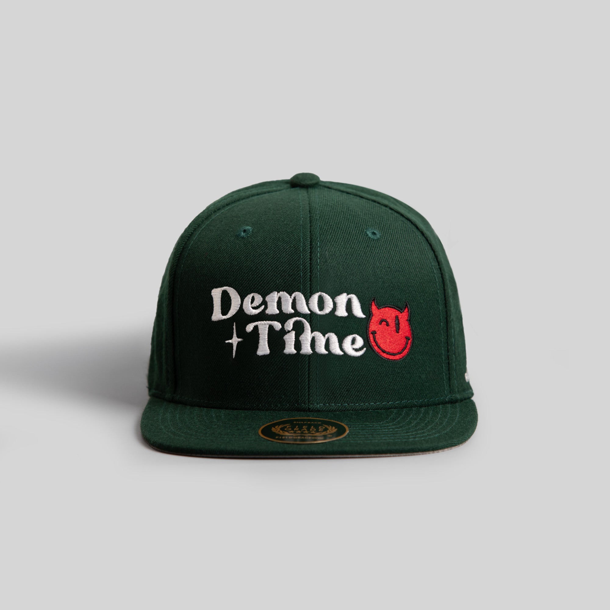 DEMON TIME FG GREEN SNAPBACK HAT