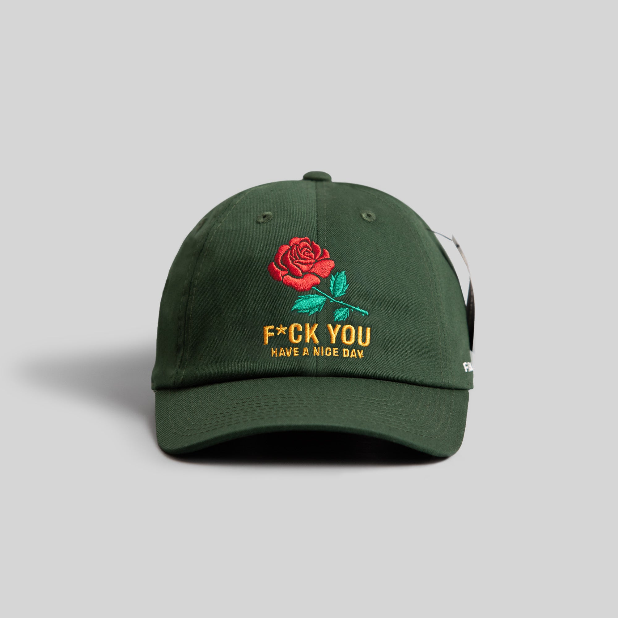 HAVE A NICE DAY FG GREEN RELAXED FIT HAT