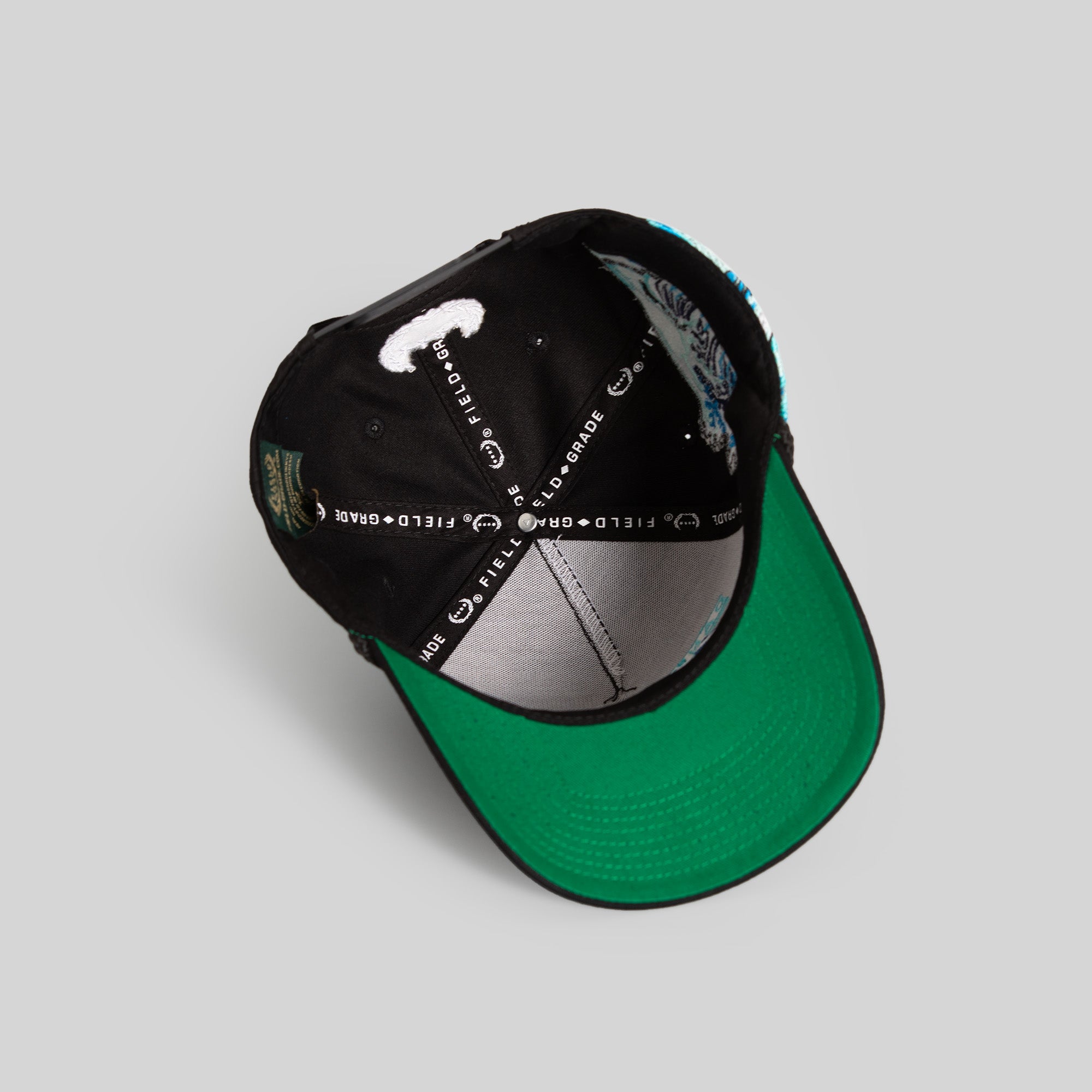 CANT STOP THE WAVE BLACK TWILL TRUCKER