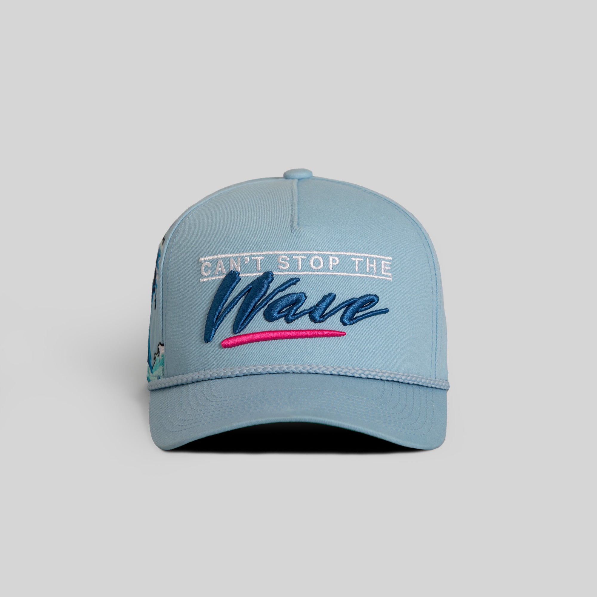CANT STOP THE WAVE UNI BLUE TWILL TRUCKER