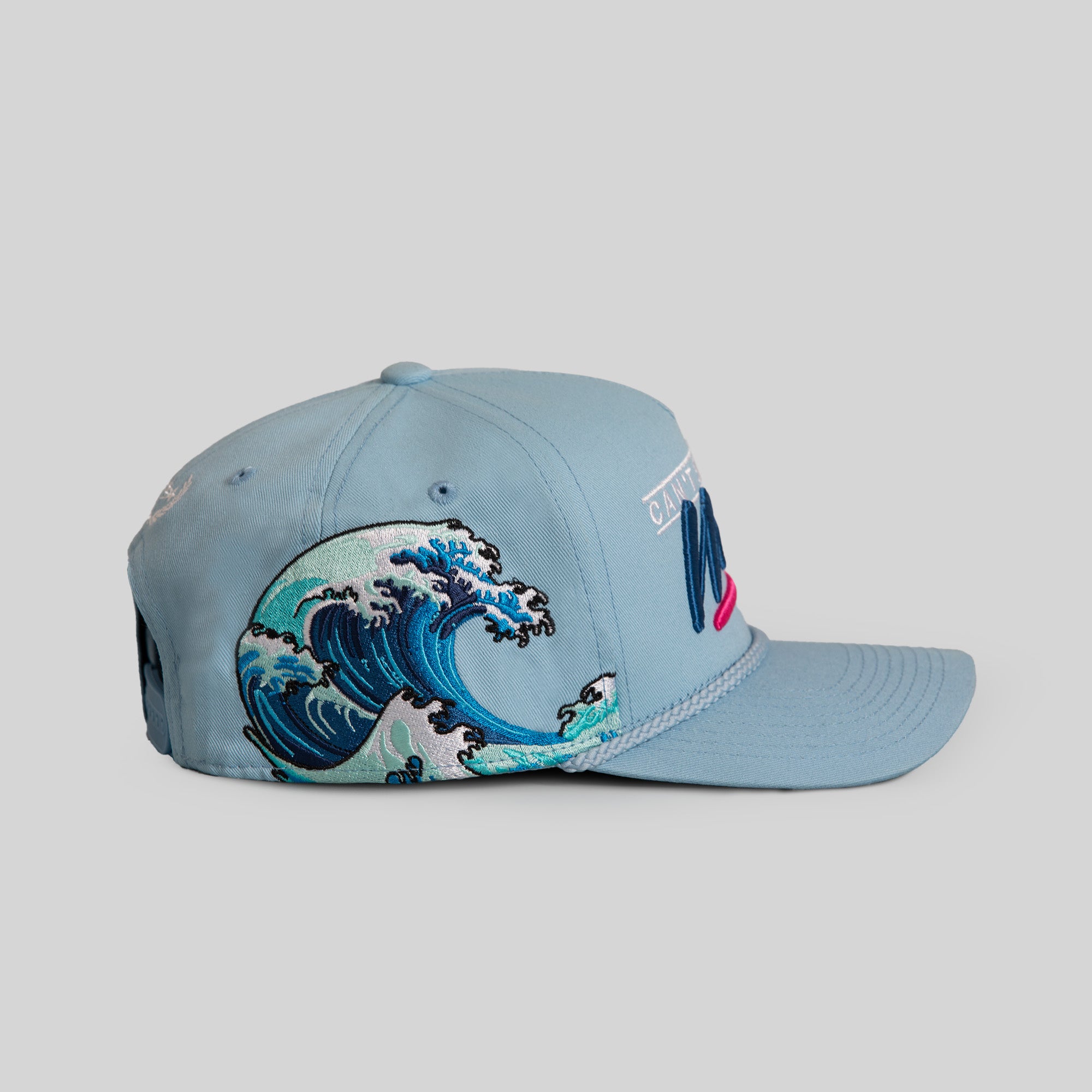 CANT STOP THE WAVE UNI BLUE TWILL TRUCKER