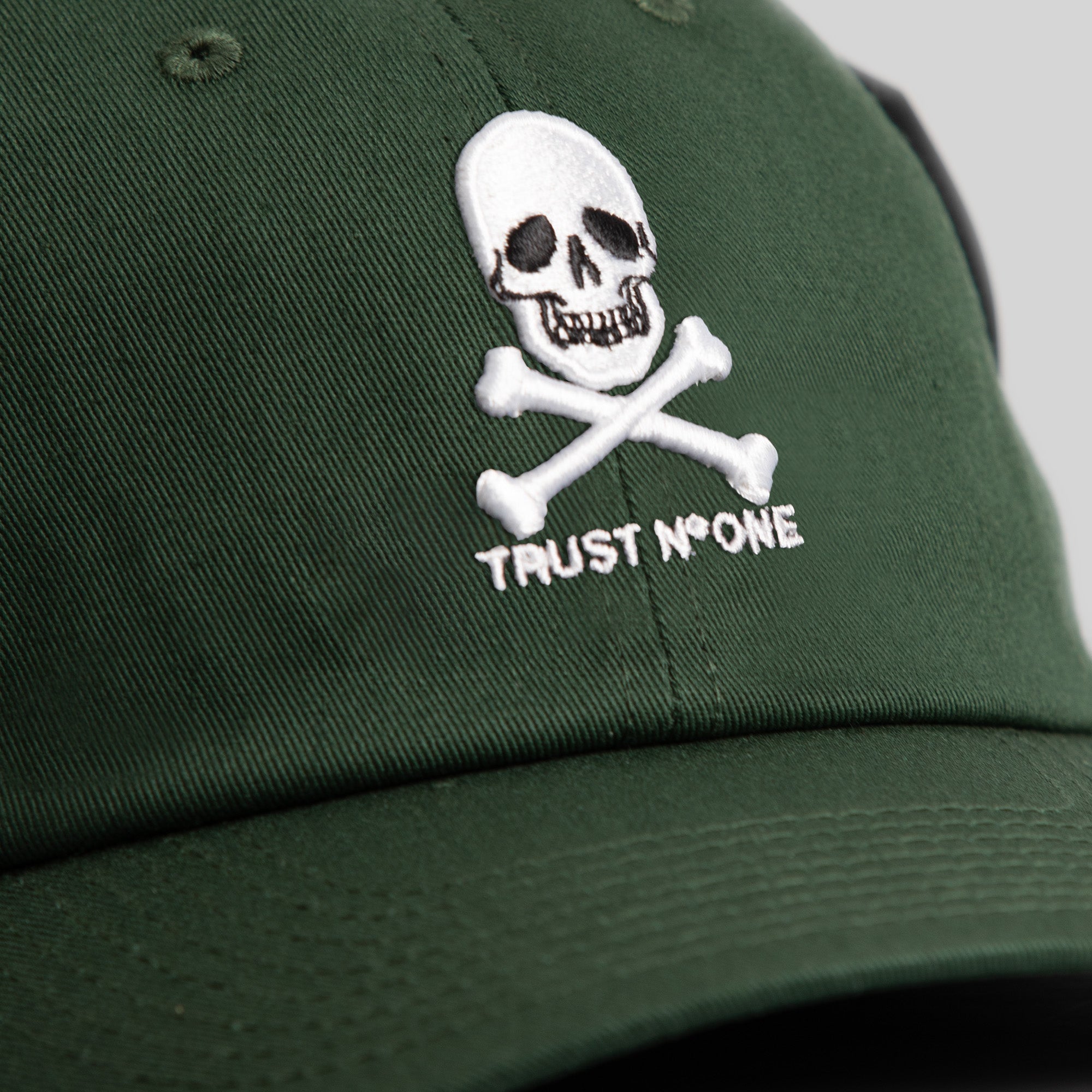 TRUST NO ONE FG GREEN RELAXED FIT HAT