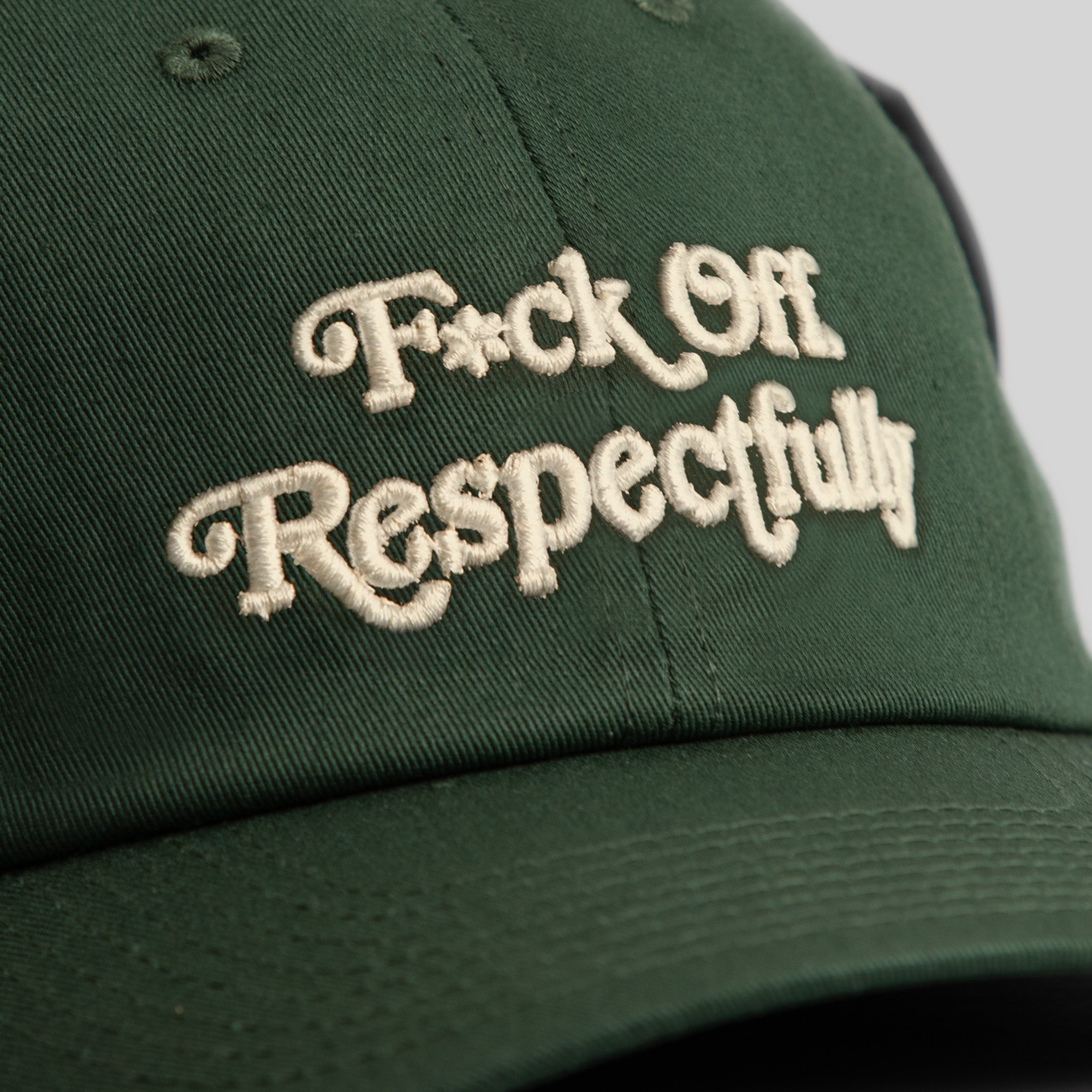 RESPECTFULLY FG GREEN RELAXED FIT HAT
