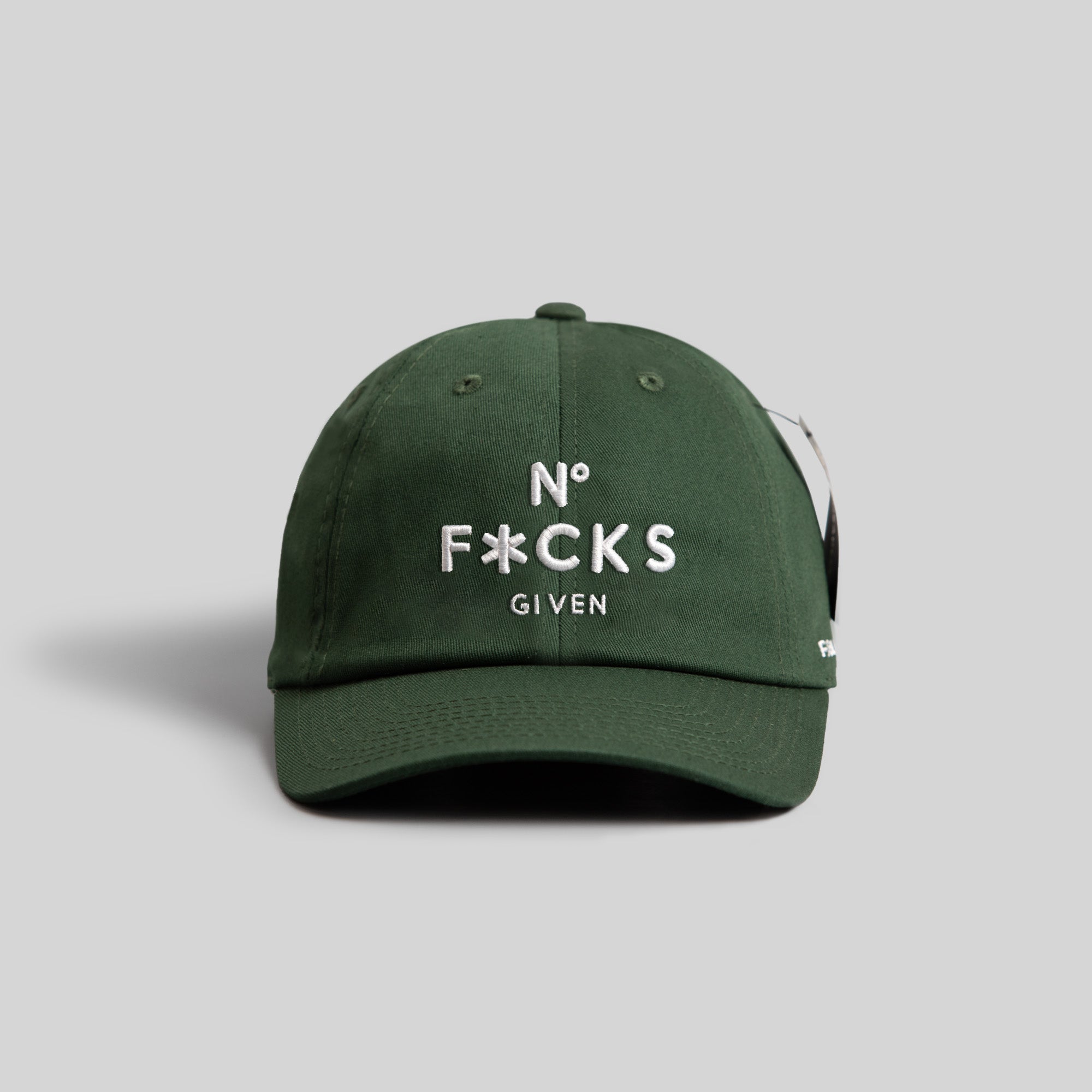 NO F*CKS GIVEN FG GREEN RELAXED FIT HAT