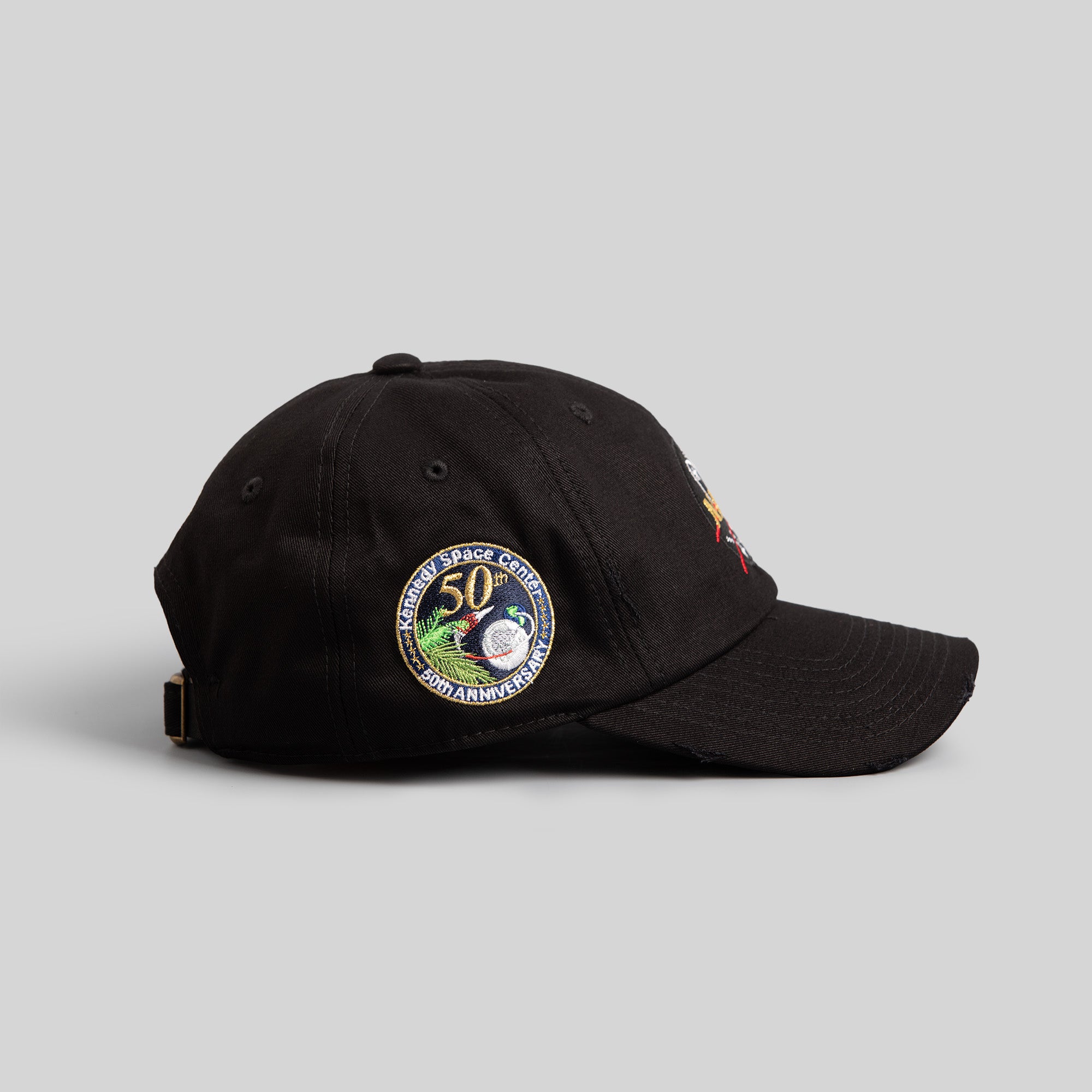 SKYLAB NASA 50TH ANNIVERSARY BLACK DISTRESSED RELAXED FIT HAT