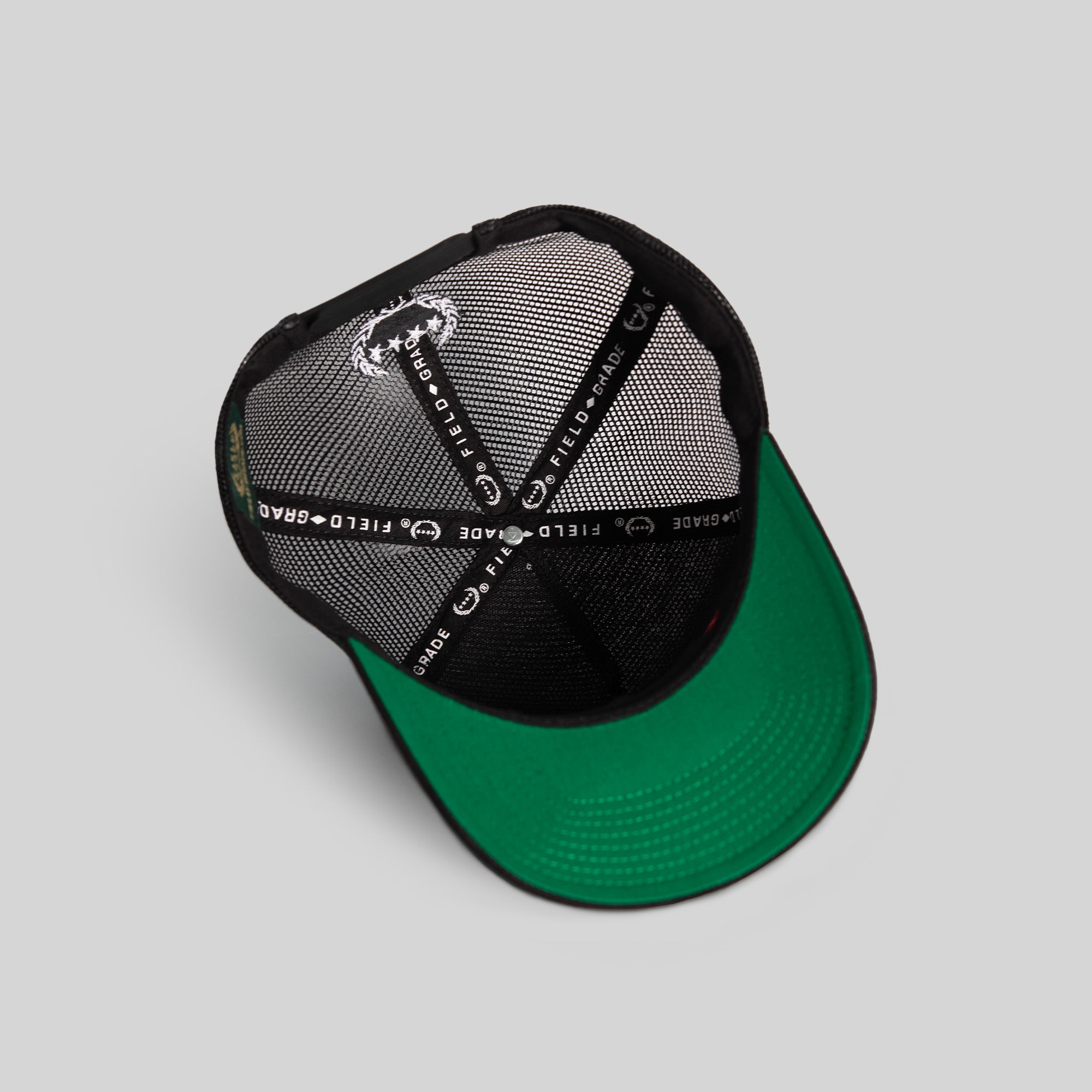 DARE ME TO DO IT BLACK MESH CROWN TRUCKER