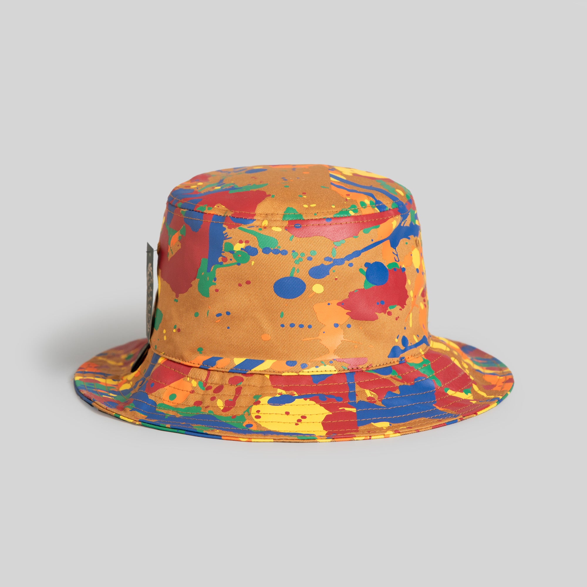 DEMON TIME PRIMARY SPLATTER WHEAT BUCKET HAT
