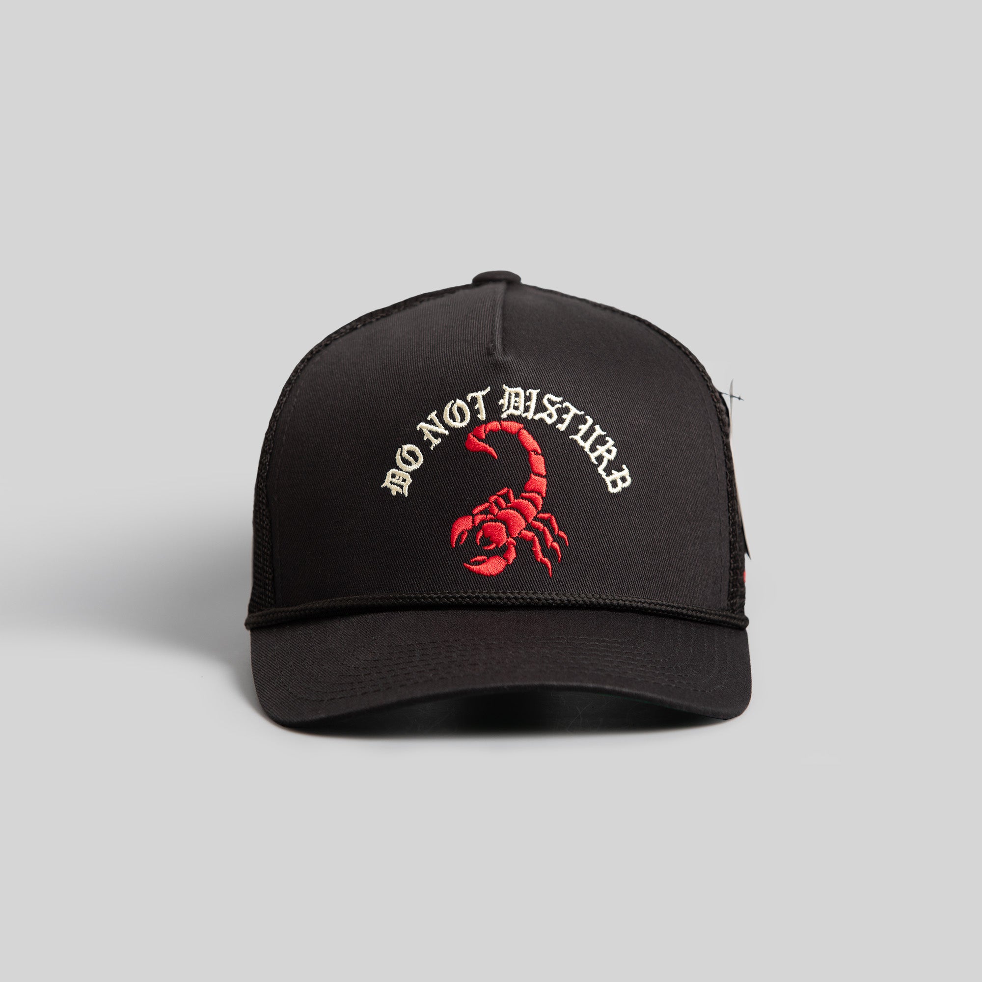 DO NOT DISTURB BLACK TRUCKER HAT