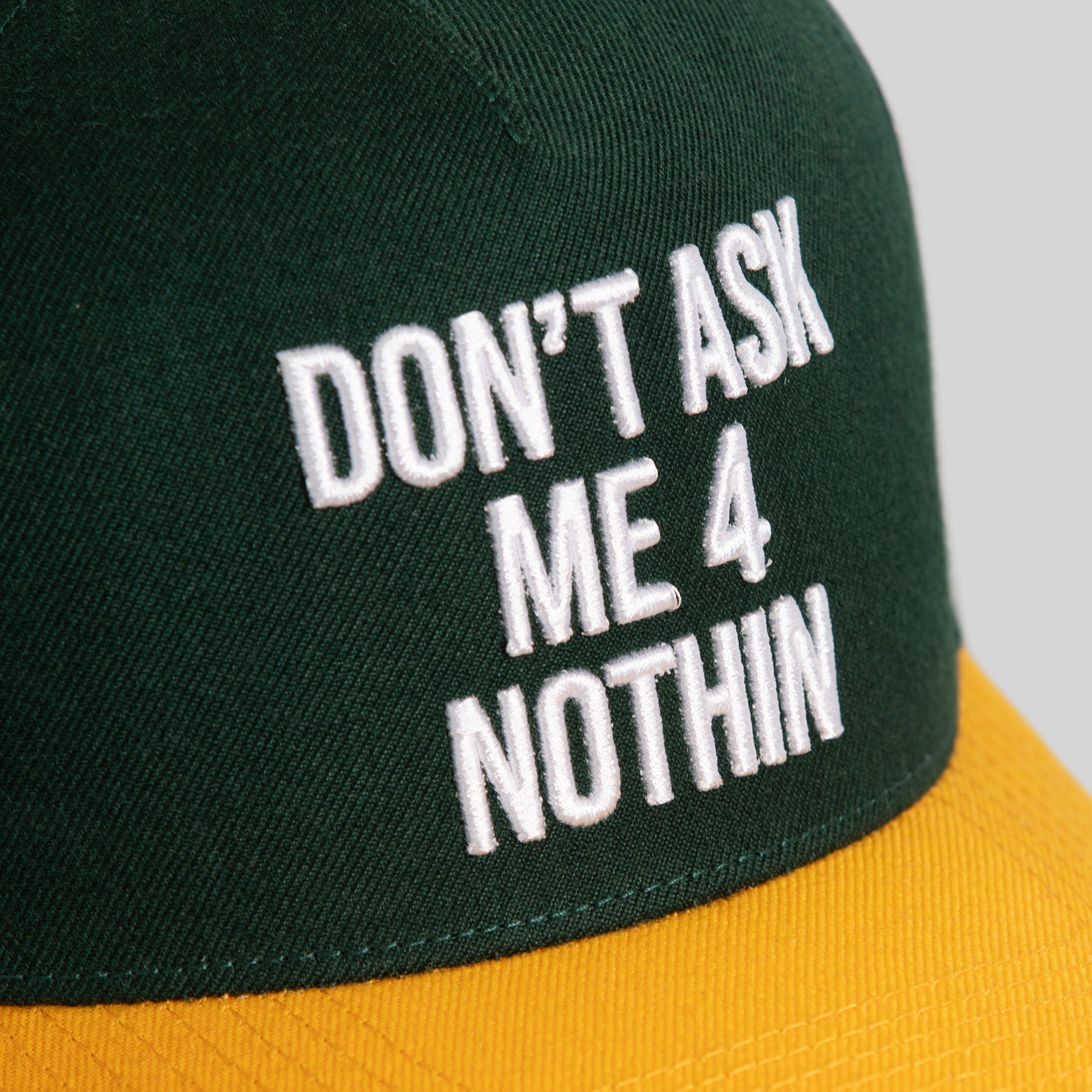 DON’T ASK FG GREEN A GOLD TRUCKER