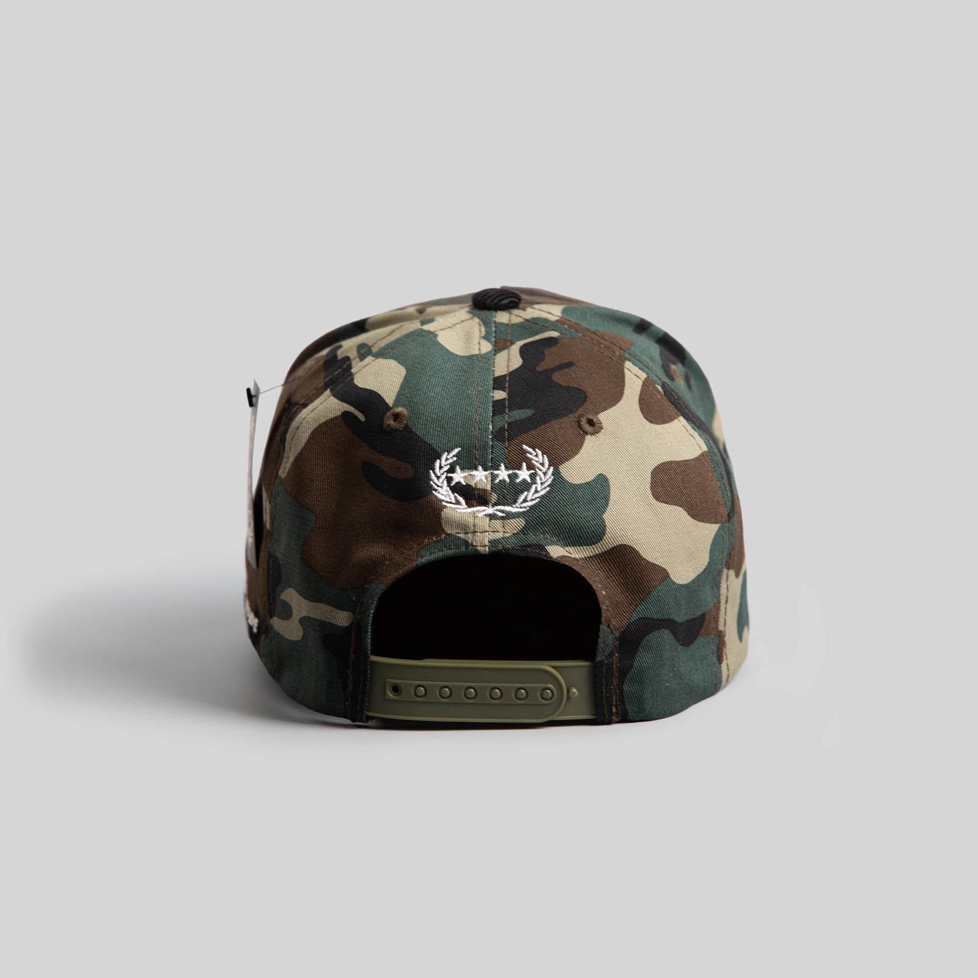 DEMON TIME CAMO/BLACK CORDUROY TRUCKER HAT