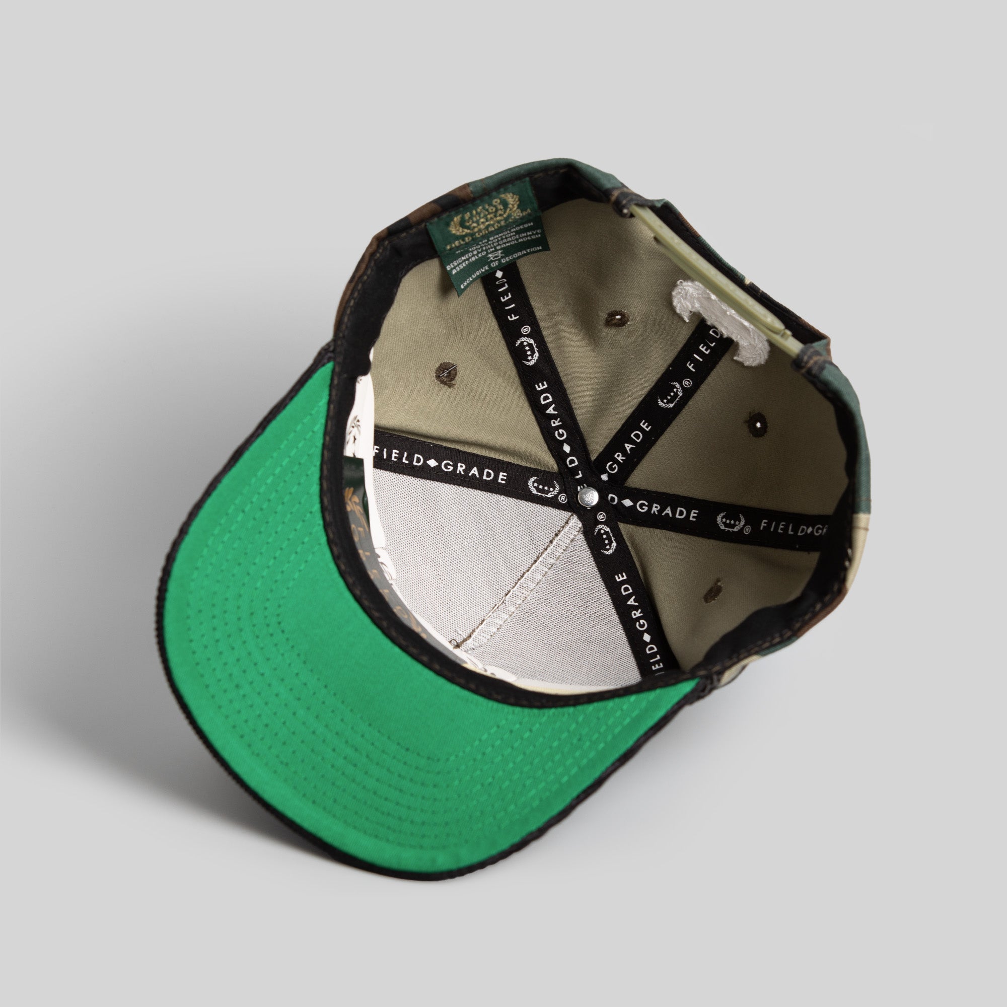 DEMON TIME CAMO/BLACK CORDUROY TRUCKER HAT