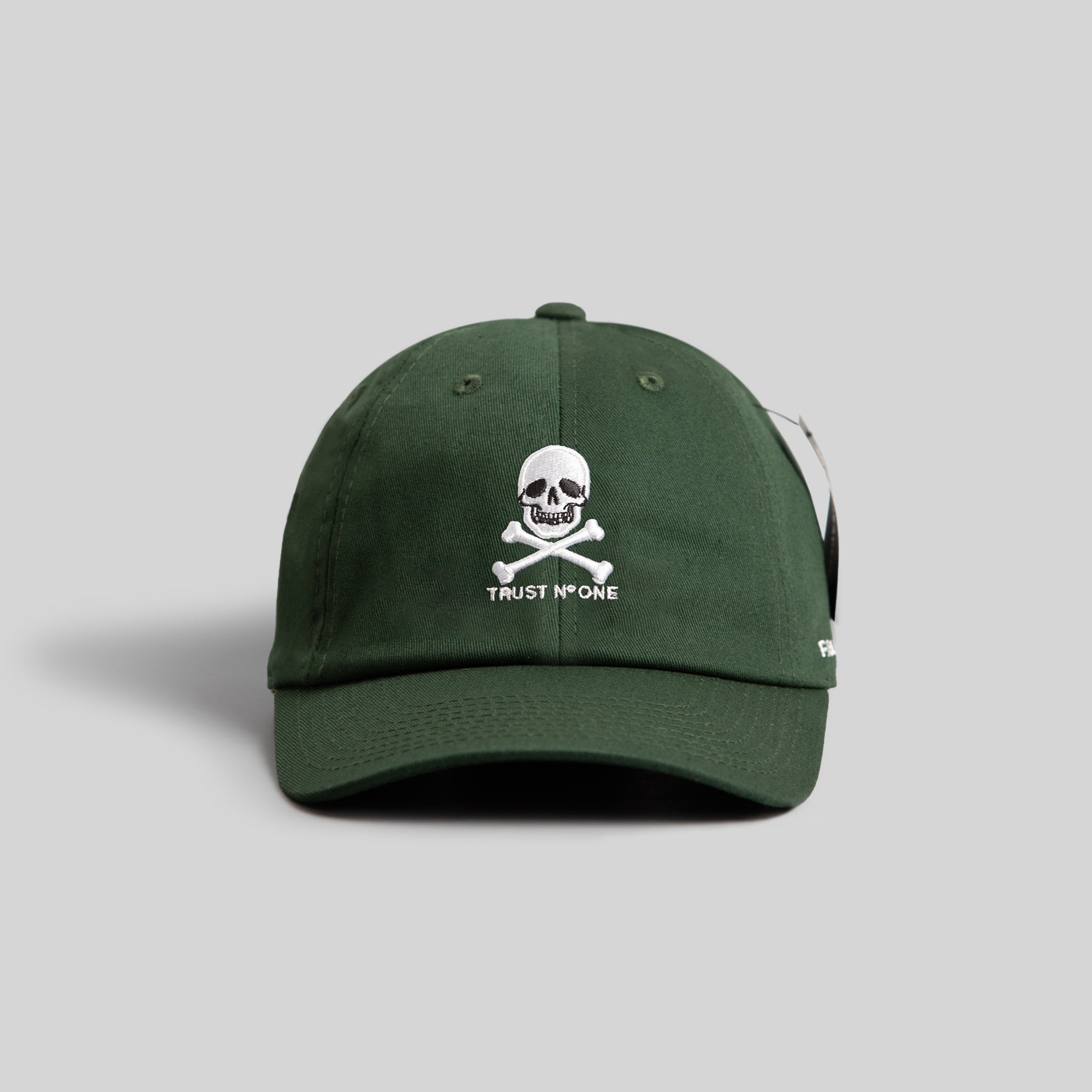 TRUST NO ONE FG GREEN RELAXED FIT HAT