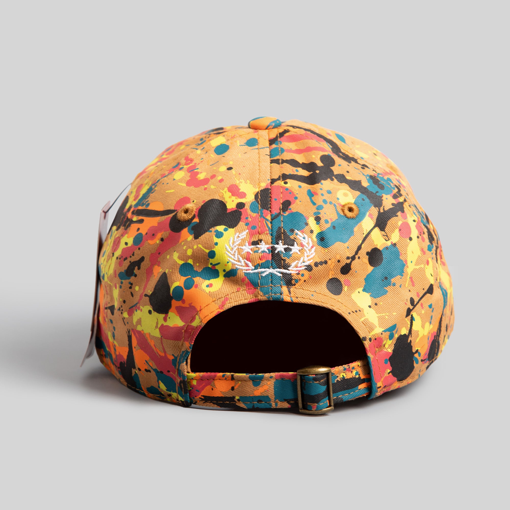 SKYLAB NASA NEON SPLATTER WHEAT RELAXED FIT HAT