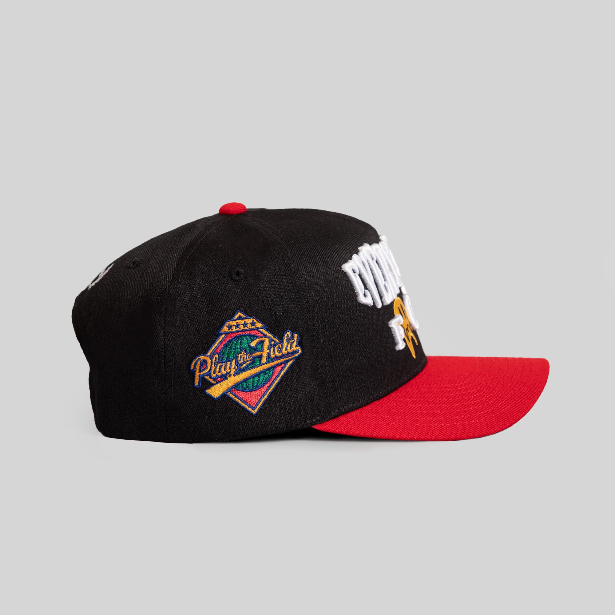 EVERYTHINGS F*CKED BLACK RED TRUCKER
