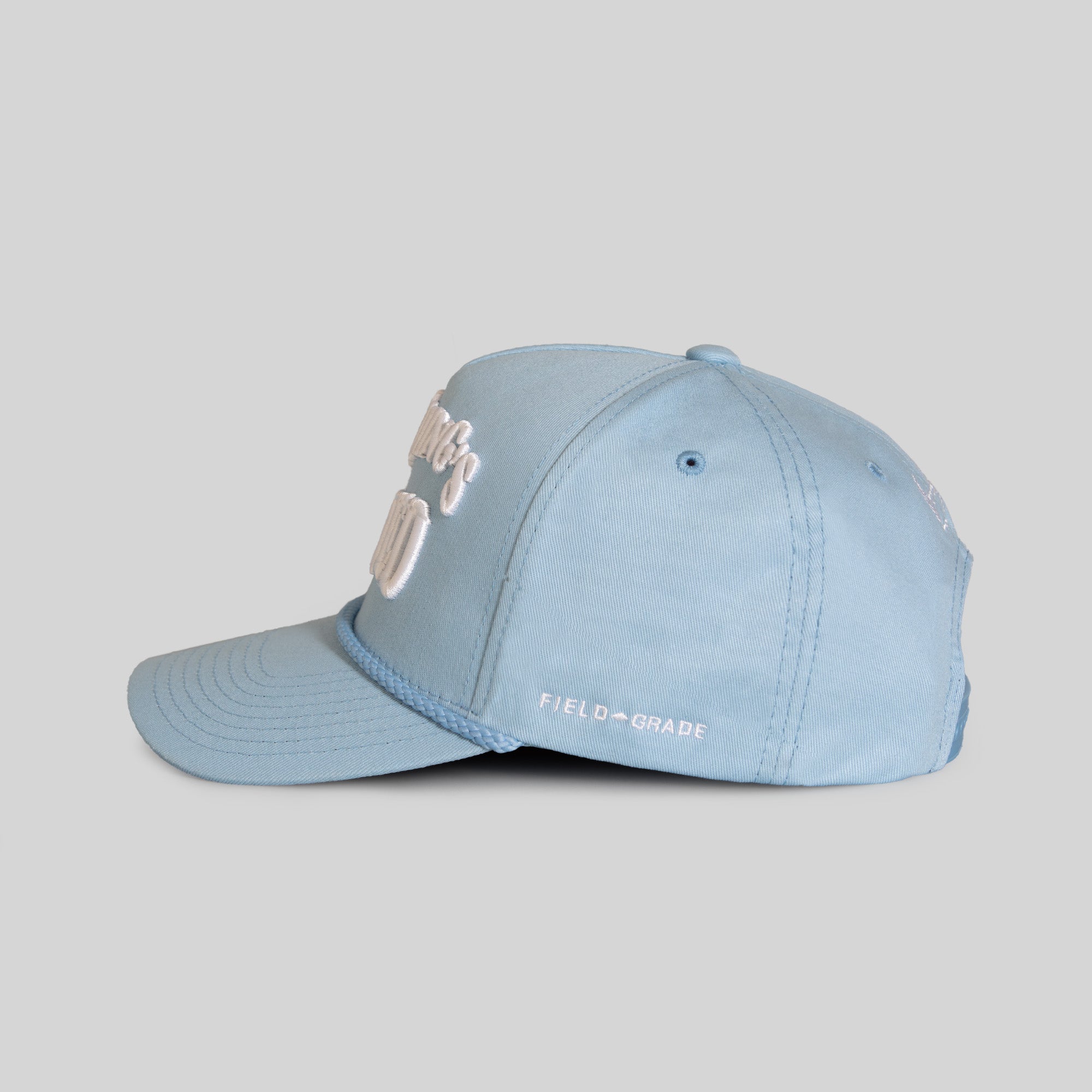 EVERYTHINGS F*CKED UNI BLUE TWILL TRUCKER HAT