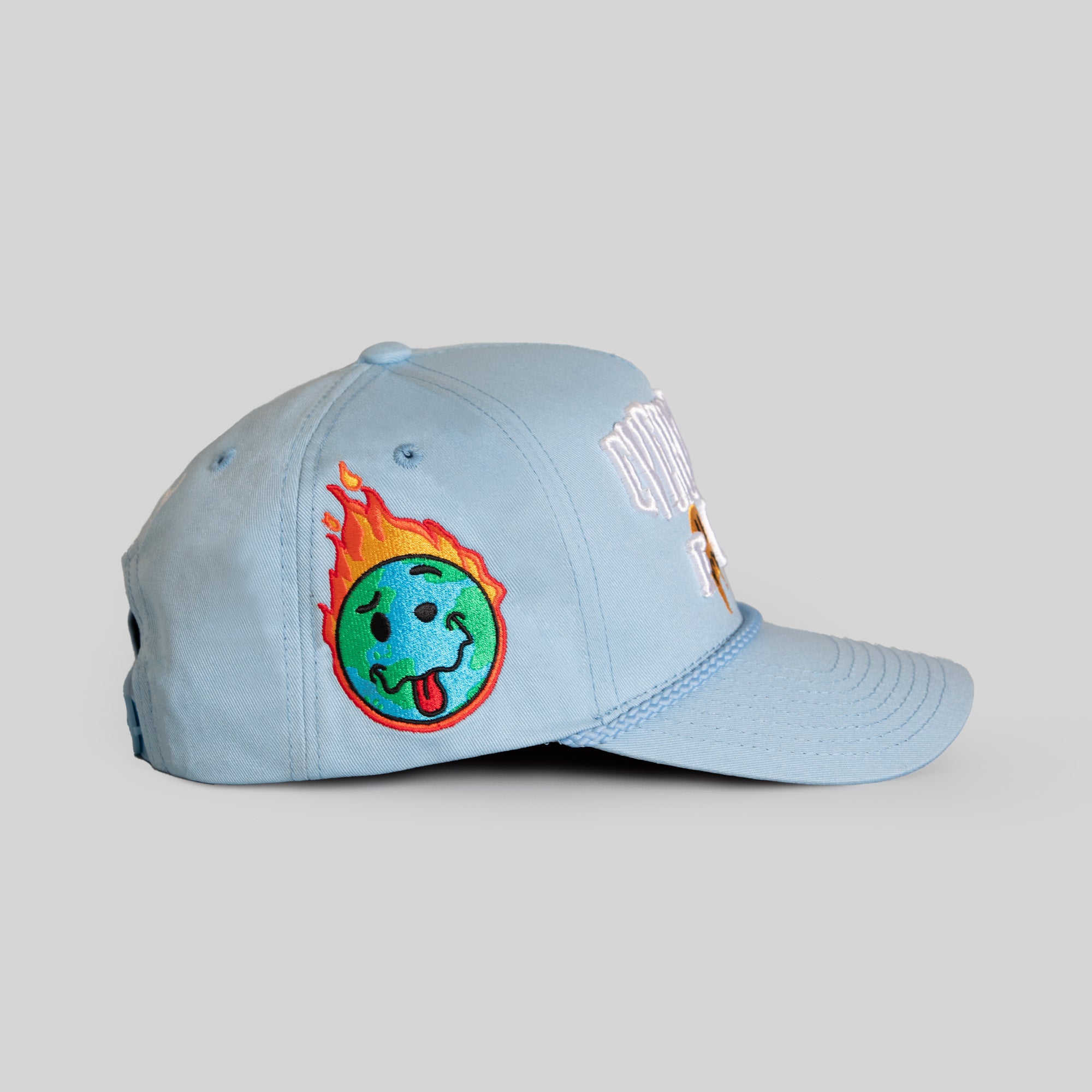 EVERYTHINGS F*CKED UNI BLUE TWILL TRUCKER HAT