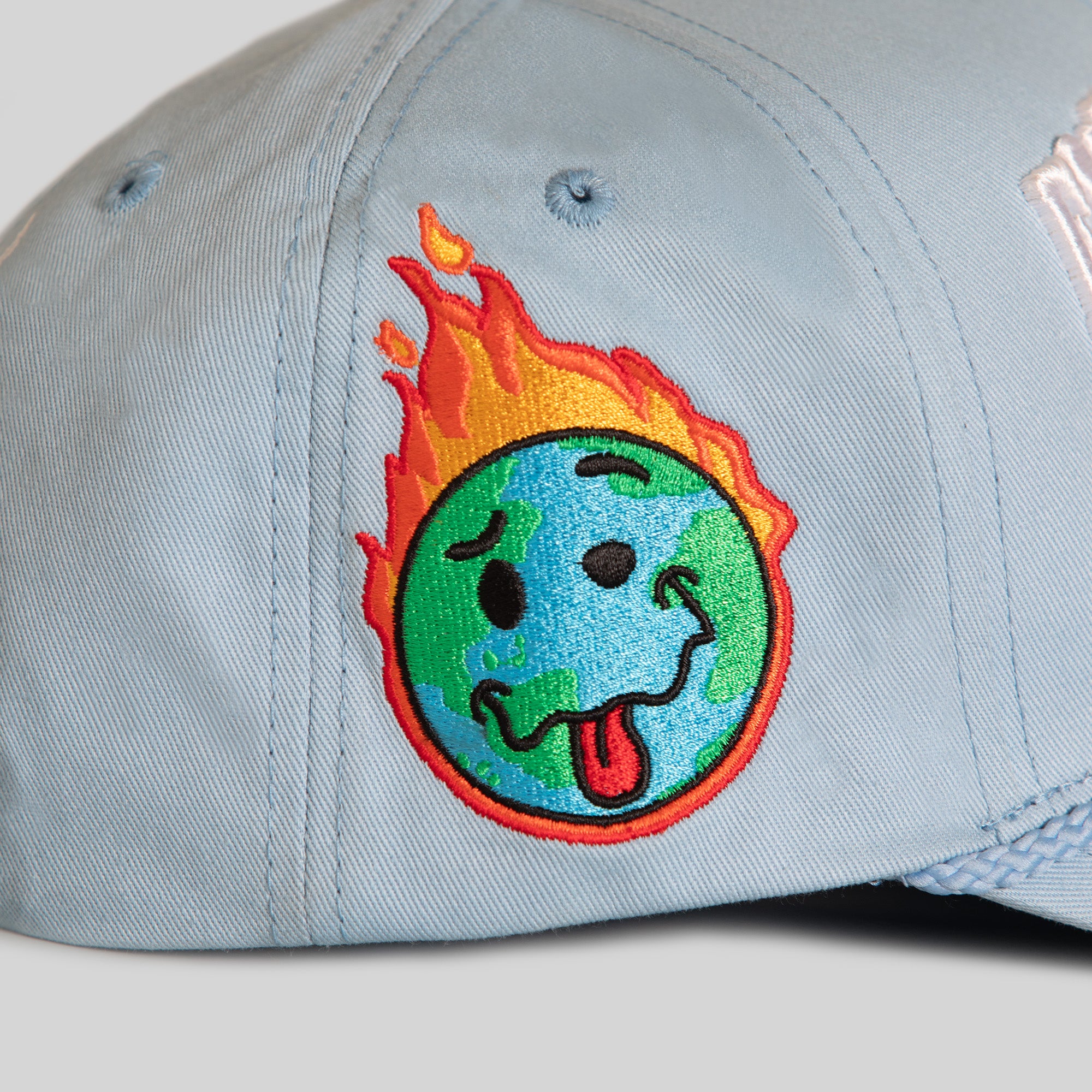 EVERYTHINGS F*CKED UNI BLUE TWILL TRUCKER HAT