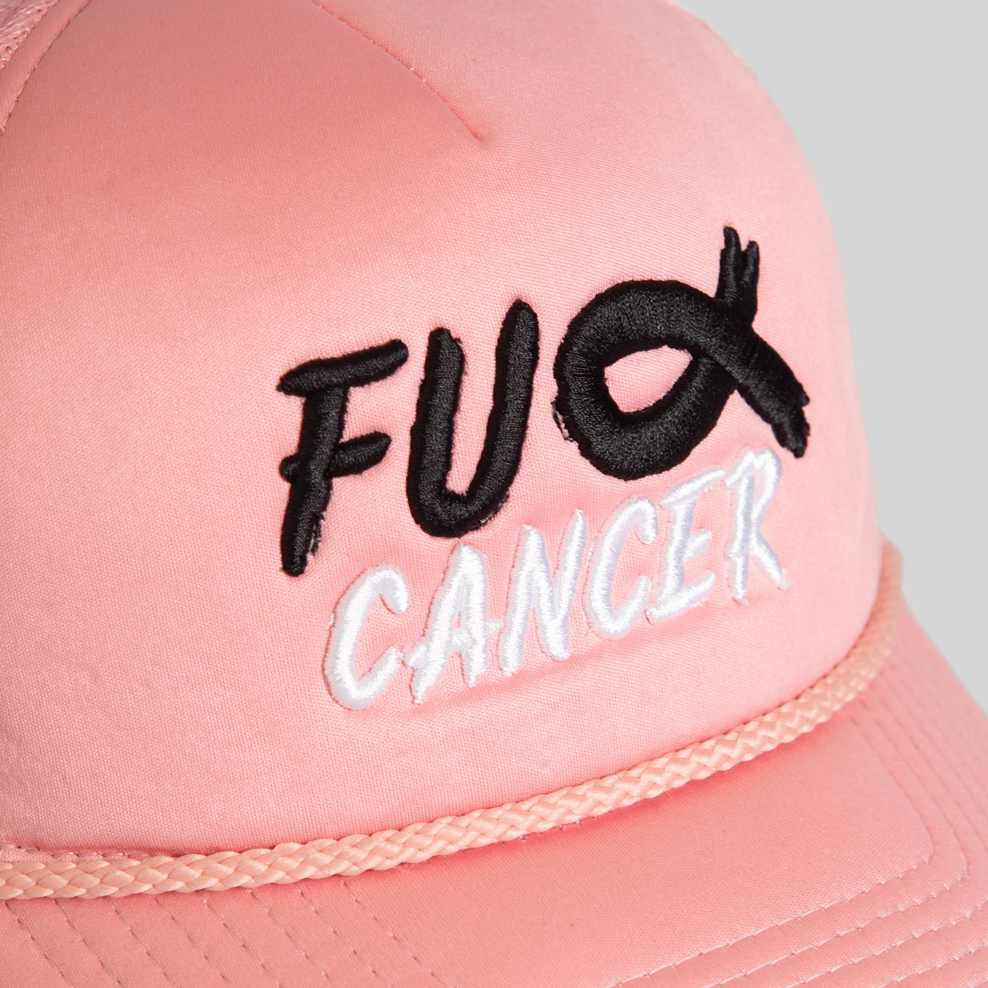 F*CK CANCER PINK FOAM TRUCKER HAT