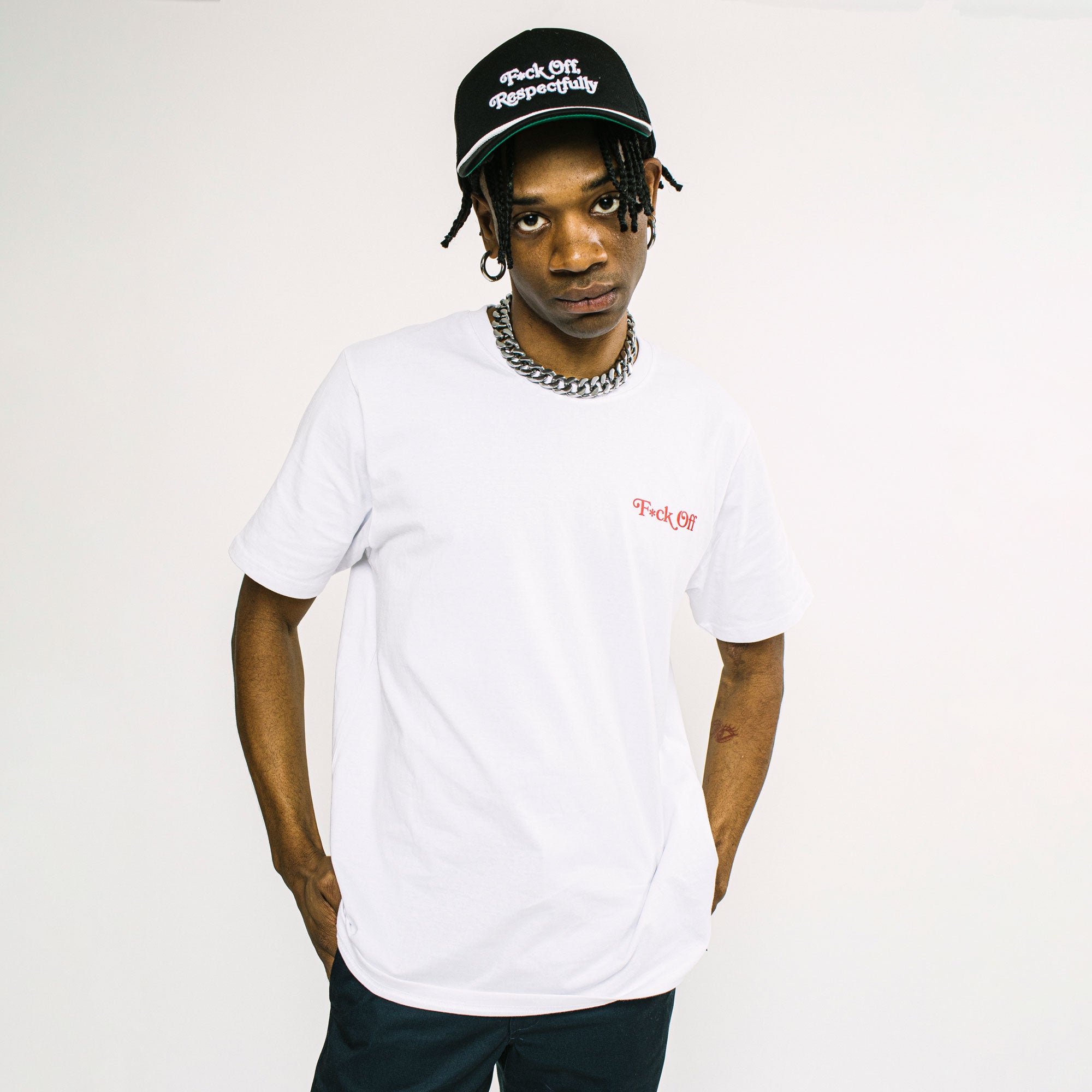 RESPECTFULLY WHITE TEE