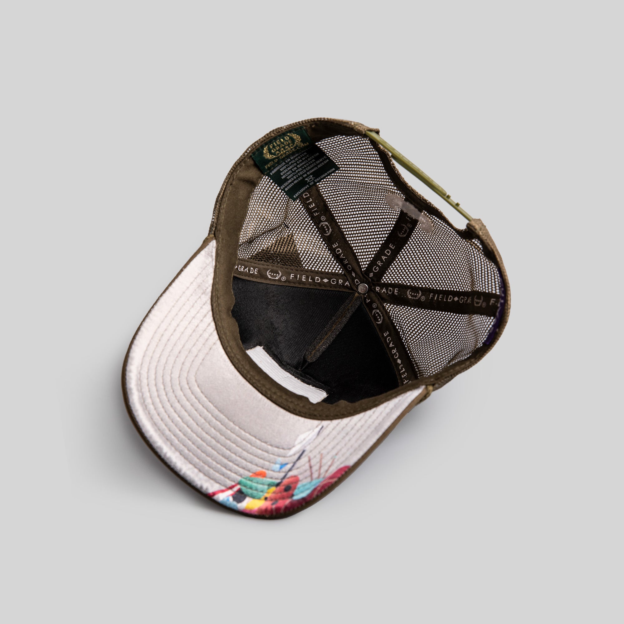 FIELD GRADE X KURVE STUDIO HEAVY IS THE HEAD OLIVE TRUCKER