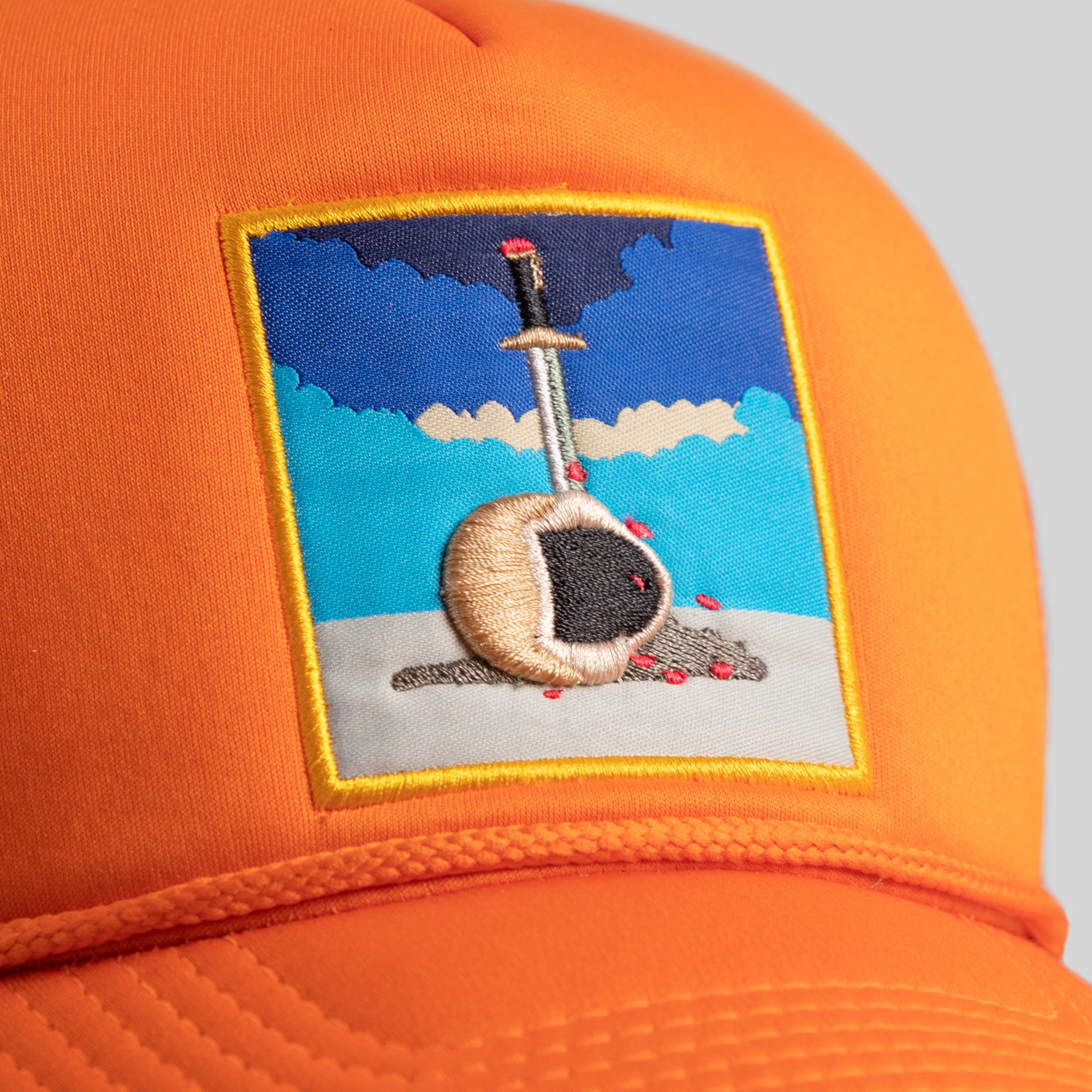 FIELD GRADE X KURVE STUDIO HEAVY IS THE HEAD ORANGE TRUCKER