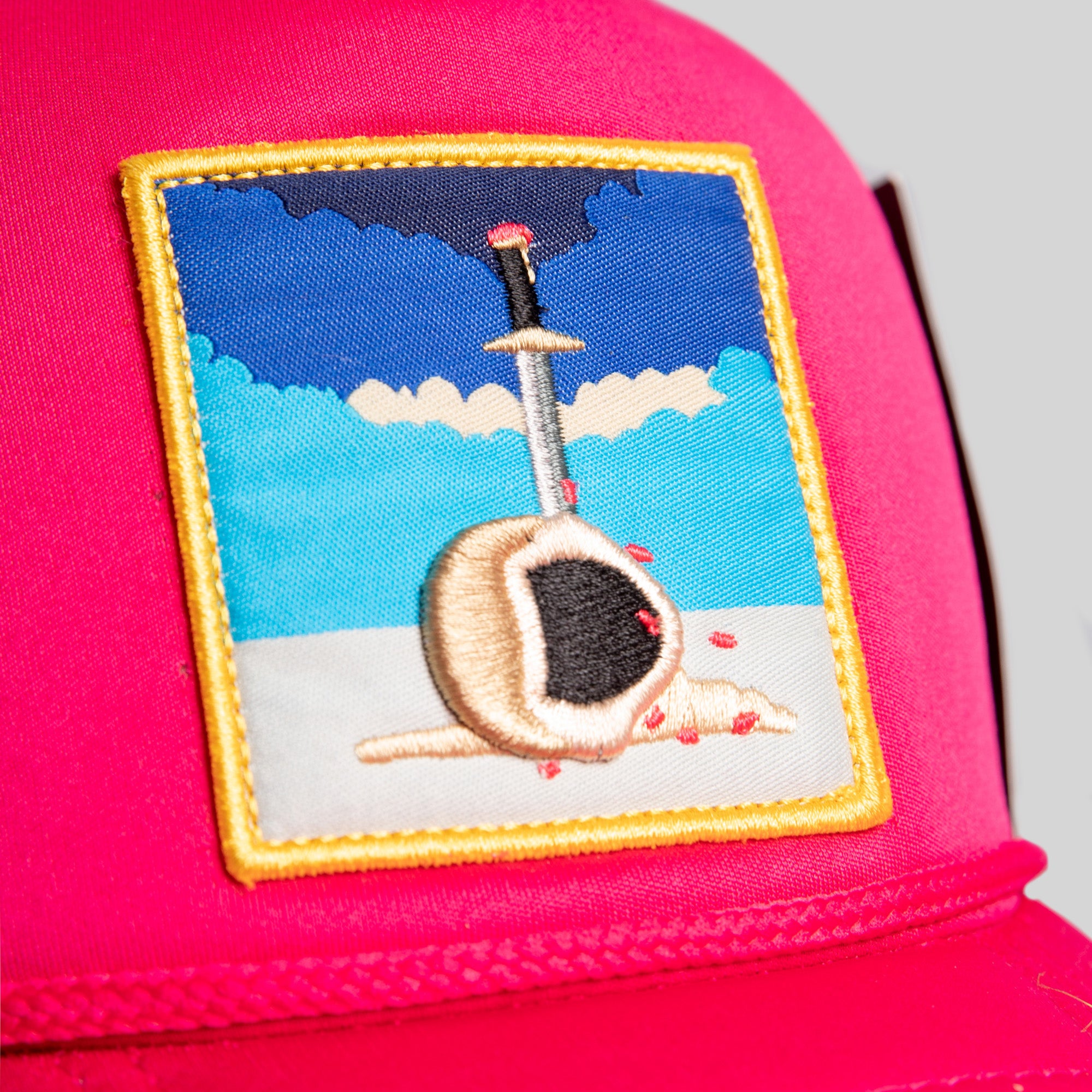 FIELD GRADE X KURVE STUDIO HEAVY IS THE HEAD PINK TRUCKER