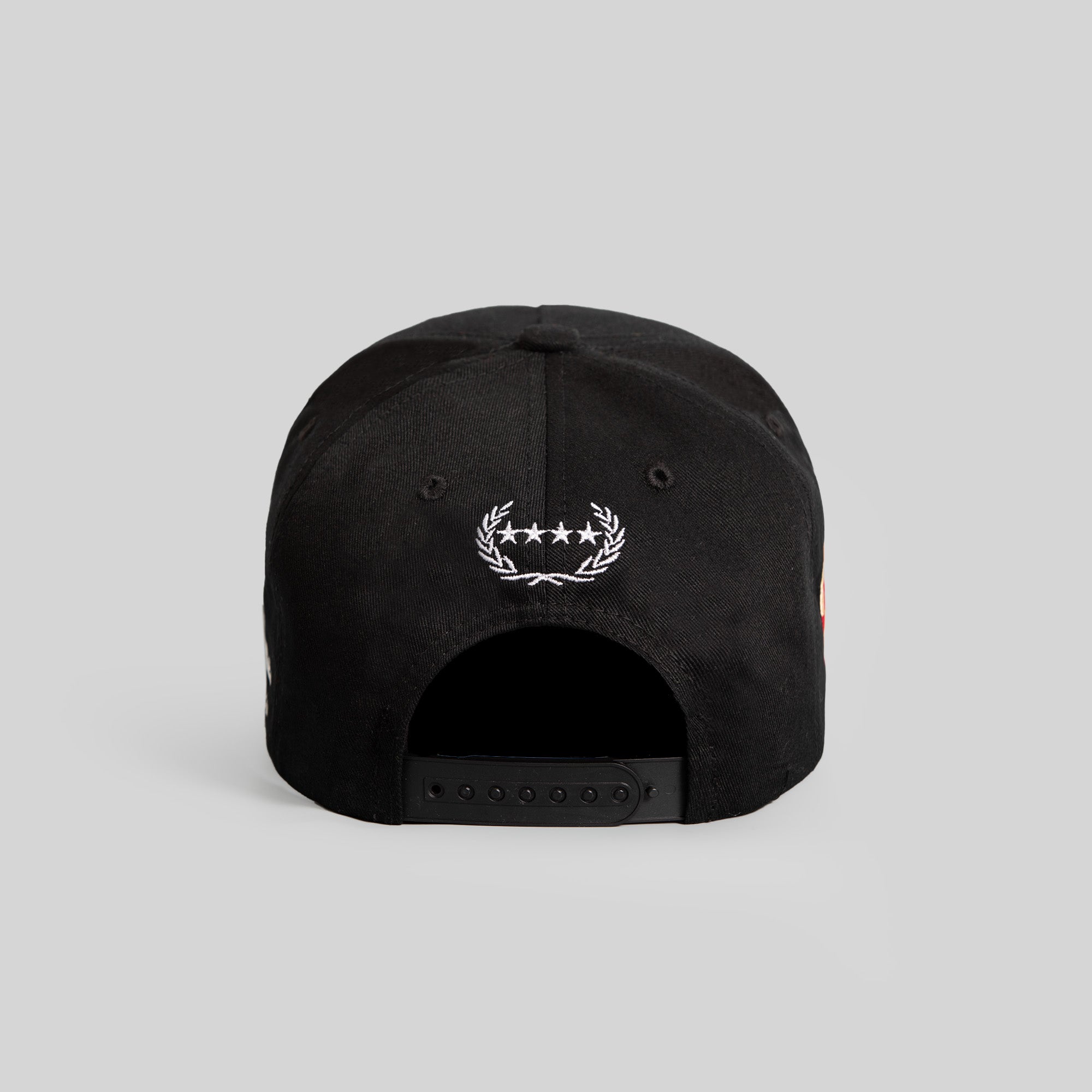 FIELD GRADE X KURVE STUDIO NY IS HEALING BLACK TRUCKER HAT